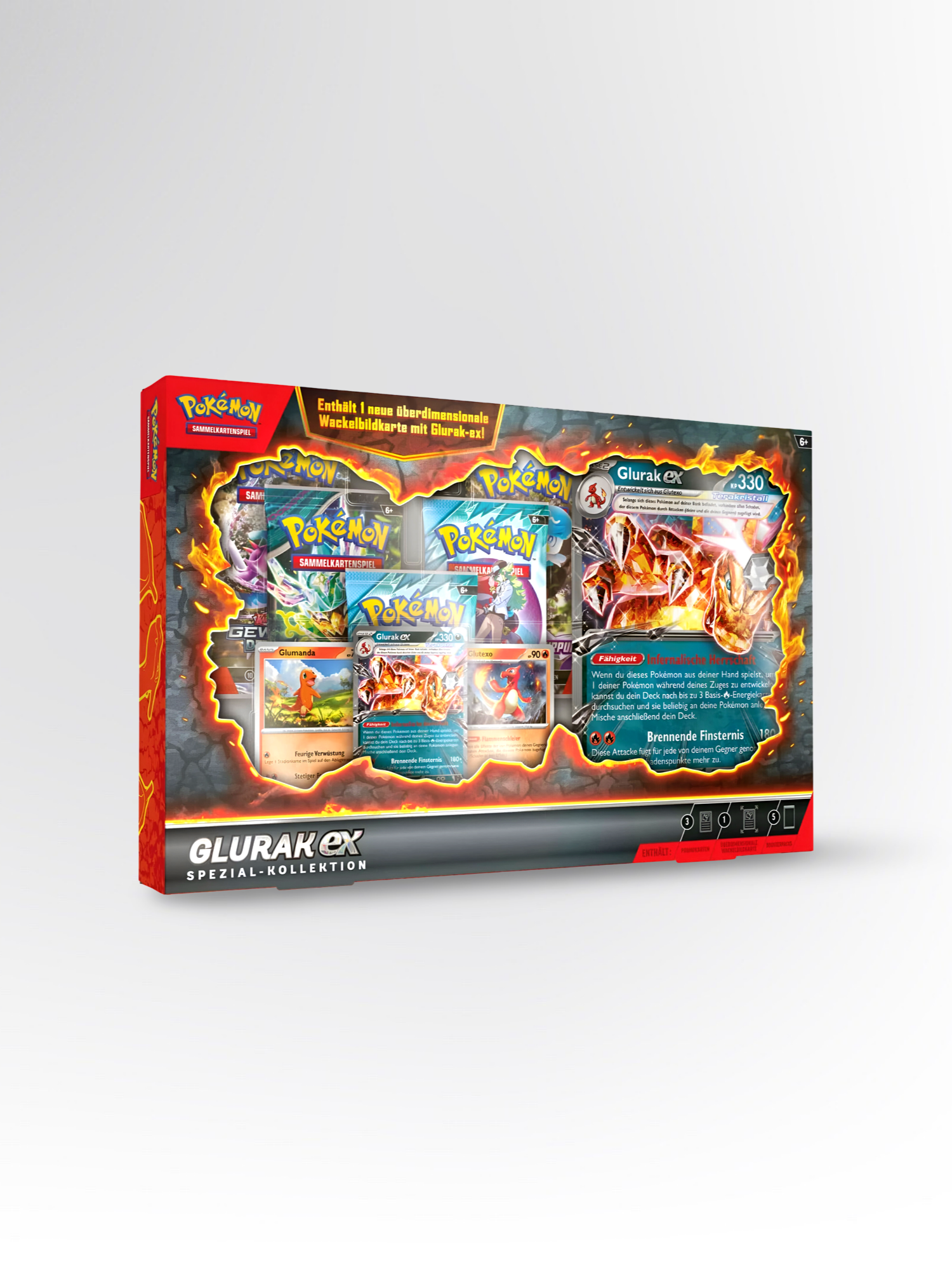 Pokémon Karmesin & Purpur Glurak ex Spezial-Kollektion #DE