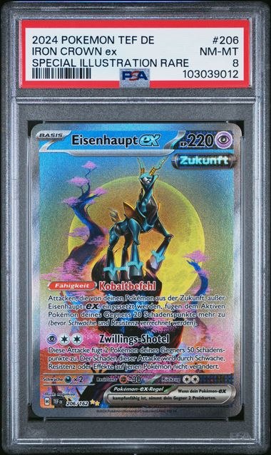 PSA 8 Eisenhaupt ex (TEF 206) Gewalten der Zeit – Deutsch (Mint)