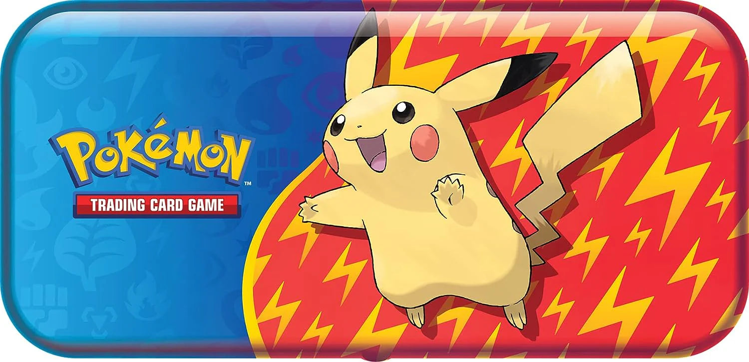 Pokémon Back to School Pencil Tin Pikachu DE (enthält 2 Boosterpacks) - prückner.de
