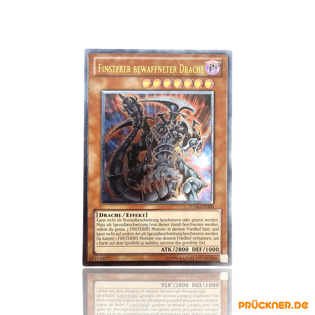 Yu-Gi-Oh! Einzelkarte Finsterer Bewaffneter Drache – Ultimate Rare (TU06-DE000) Deutsch NM