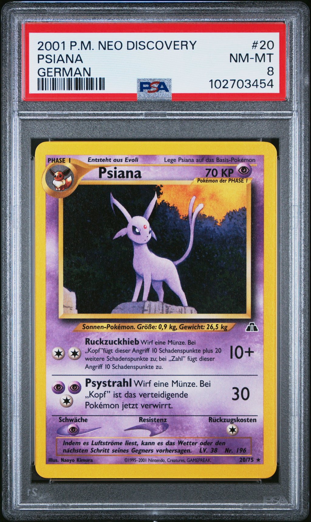 [PSA 8] Psiana (NDI 20) Neo Entdeckung – Deutsch (Mint) - prückner.de
