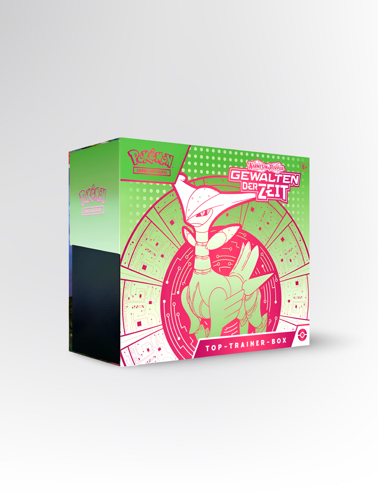 Pokémon Gewalten der Zeit Eisenblatt Top-Trainer-Box – Deutsch - prückner.de