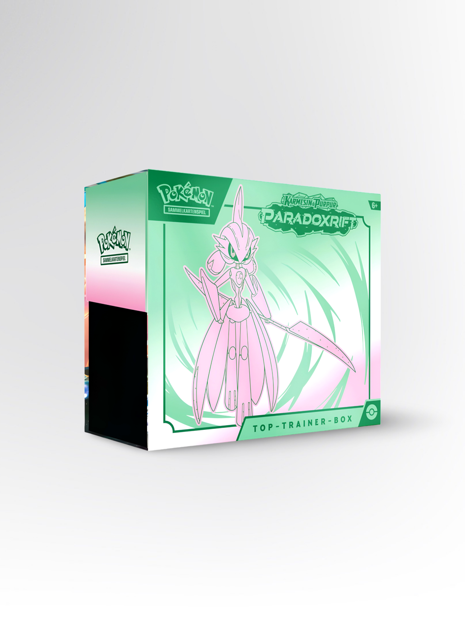 Pokémon Karmesin & Purpur Paradoxrift  Top-Trainer-Box (Eisenkrieger) #DE - prückner.de