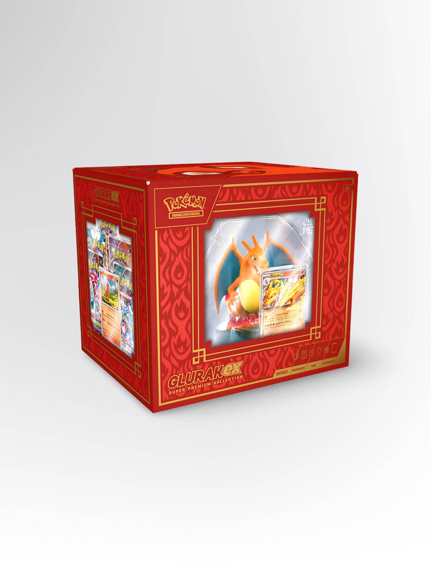 Pokémon Glurak ex Super-Premium-Kollektion – Deutsch