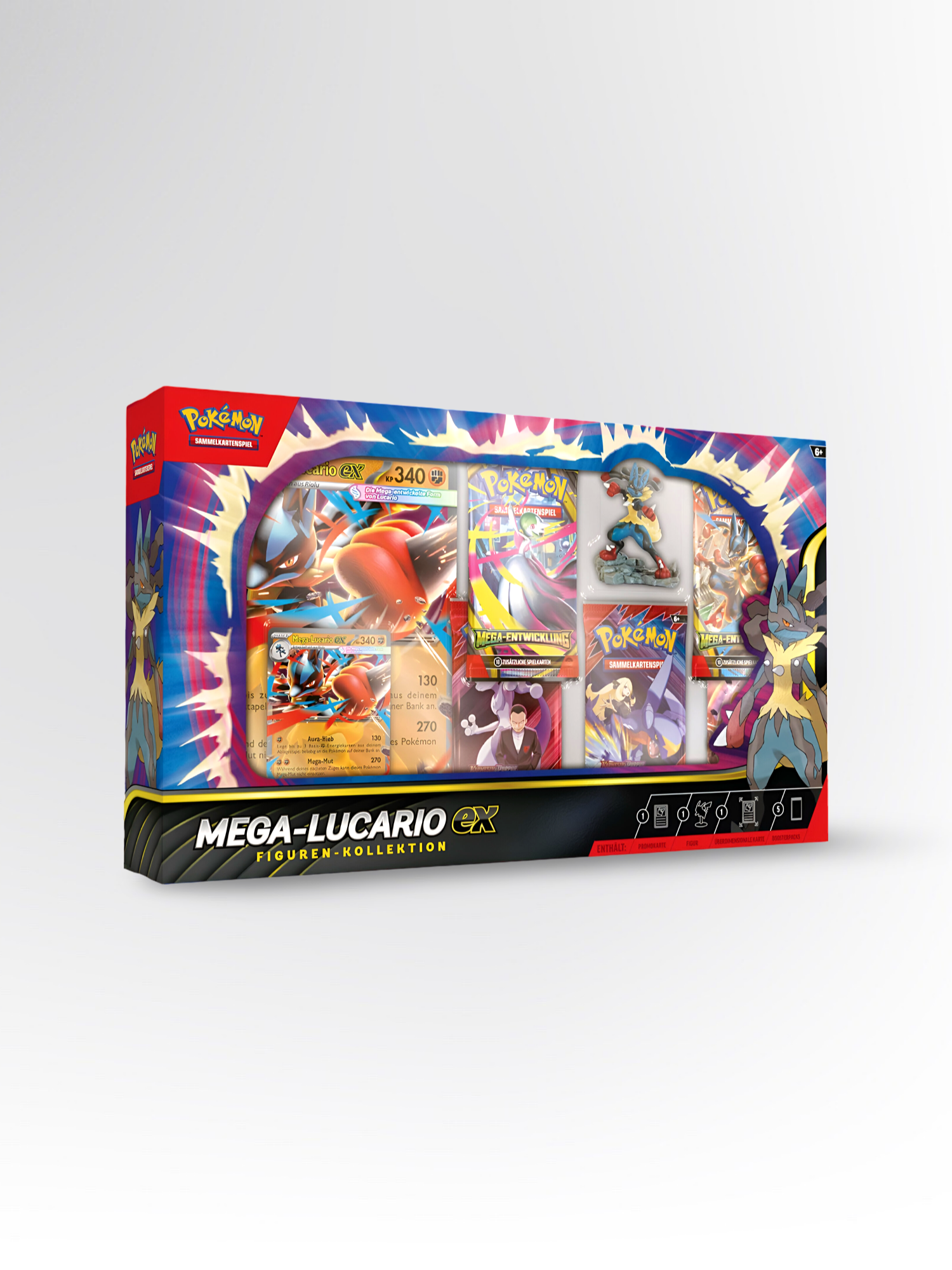 Pokémon Mega-Lucario ex Figuren-Kollektion – Deutsch