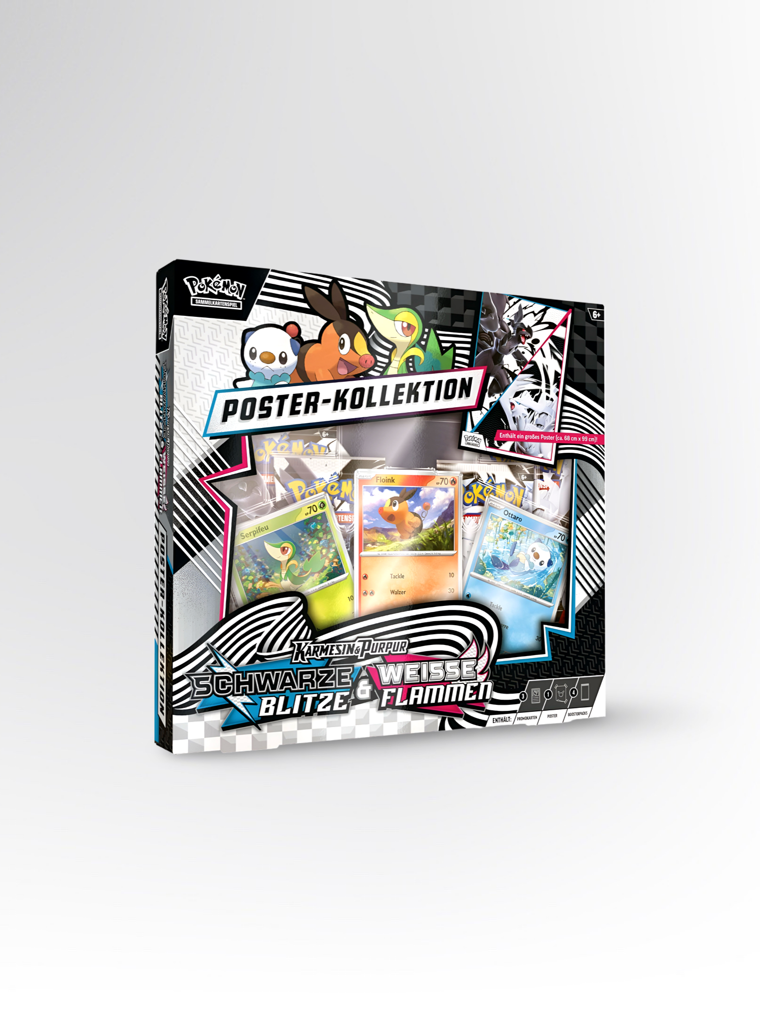 Pokémon Schwarze Blitze & Weisse Flammen Poster-Kollektion – Deutsch