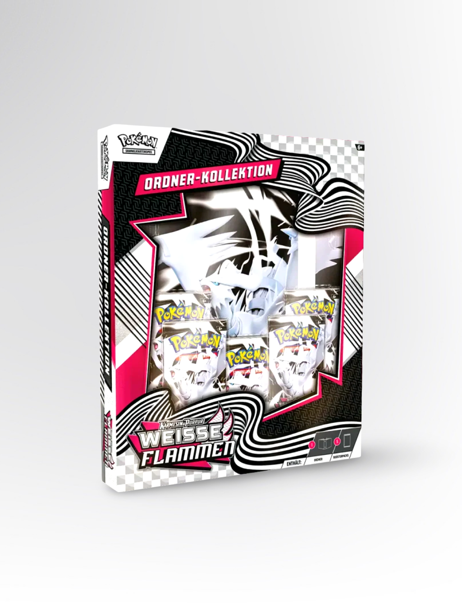 Pokémon Weisse Flammen Ordner-Kollektion – Deutsch