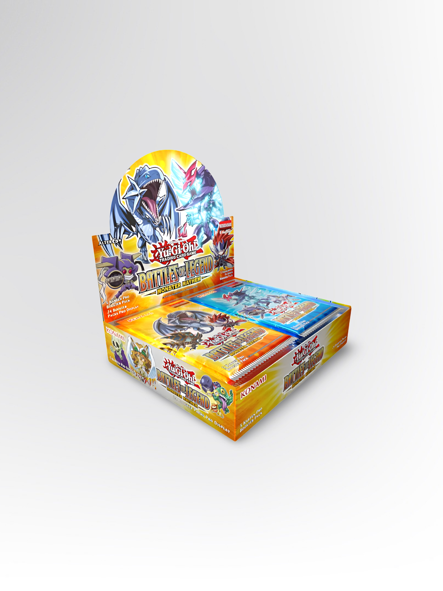 Yu-Gi-Oh! Battles of Legend Monster Mayhem Booster Display – Deutsch