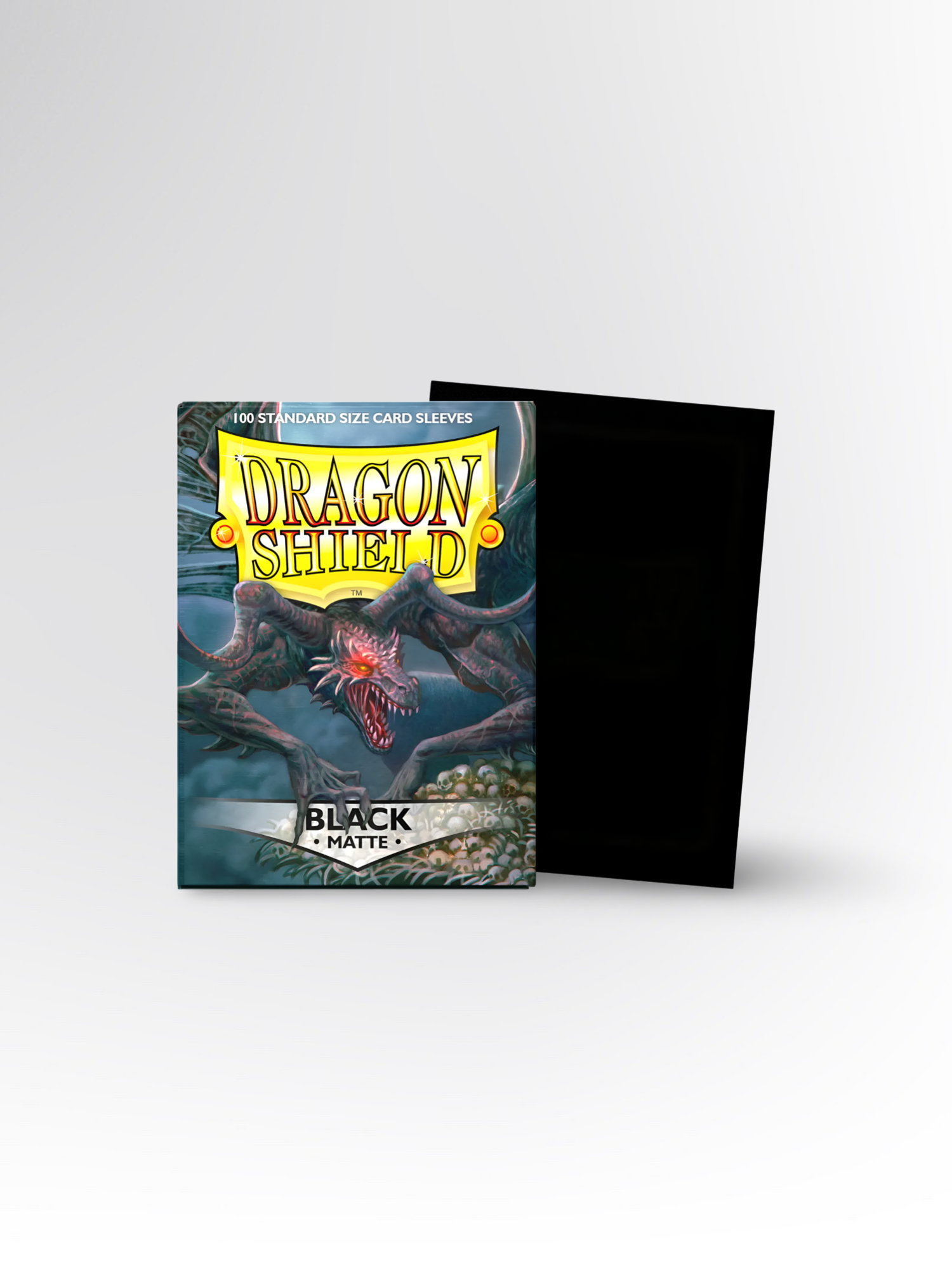 Dragon Shield Black Matte Card Sleeves (100 Kartenhüllen) – Standart Size - prückner.de