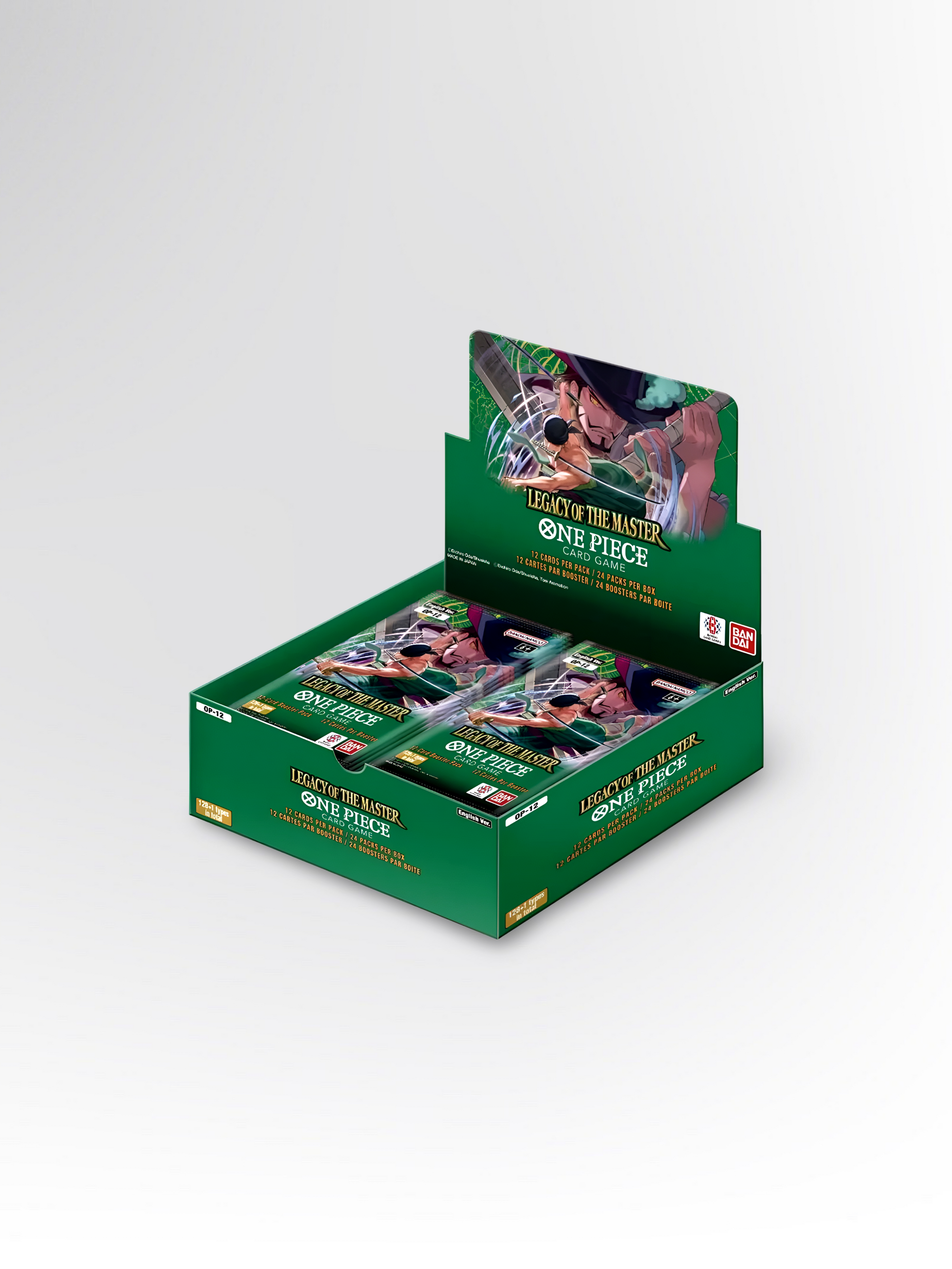 One Piece Card Game: Legacy of the Master (OP-12) Booster Display – Englisch