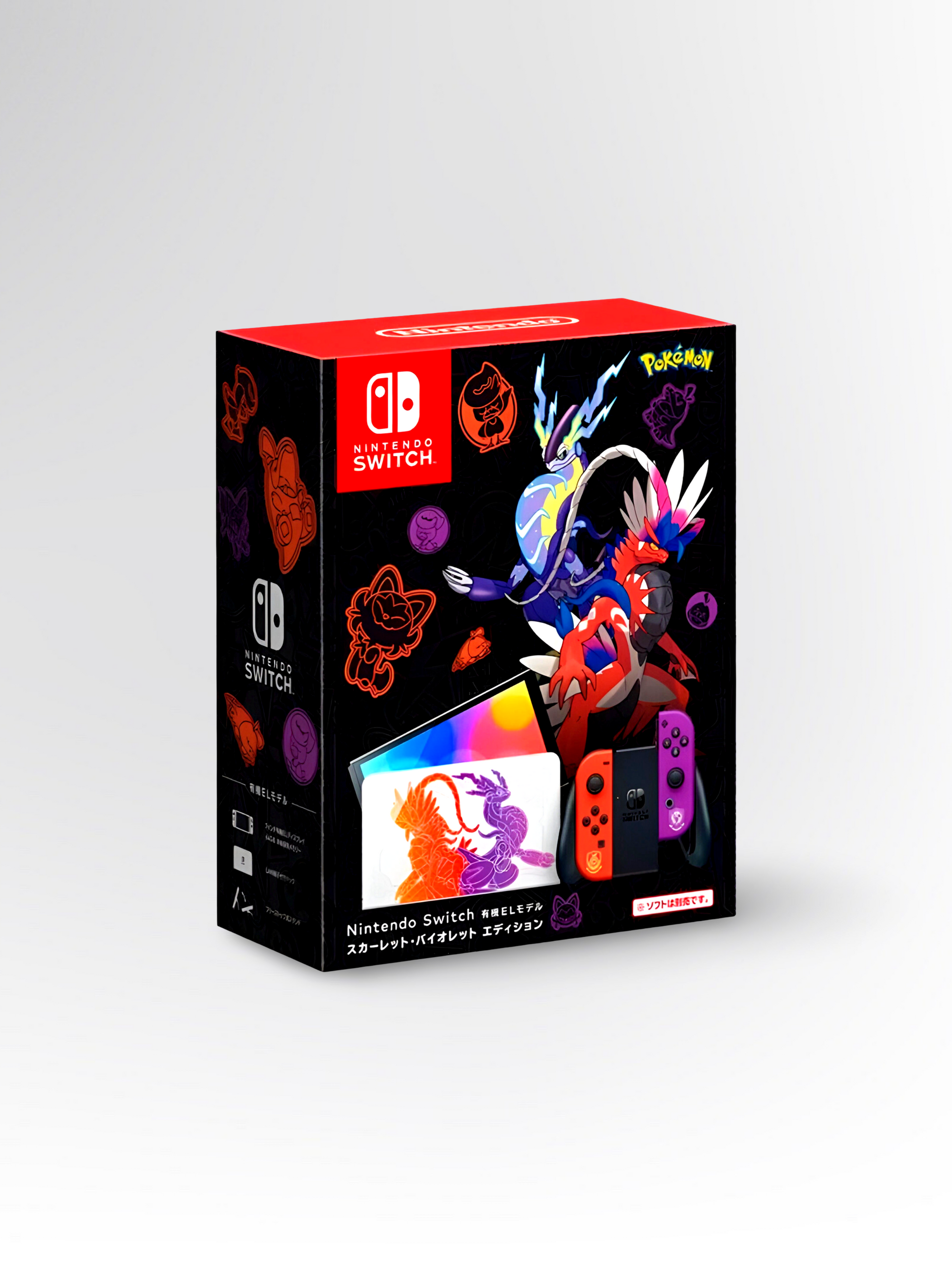 Nintendo Switch OLED Pokémon Karmesin & Purpur Limited Edition