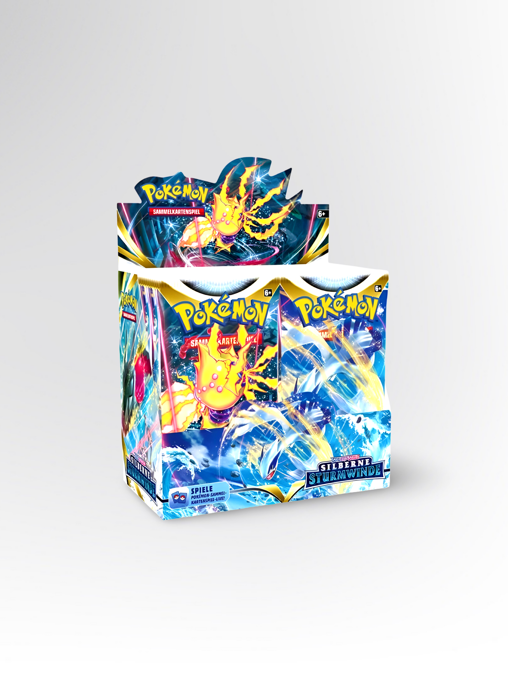 Pokémon Schwert & Schild Silberne Sturmwinde Display (36 Booster) Deutsch