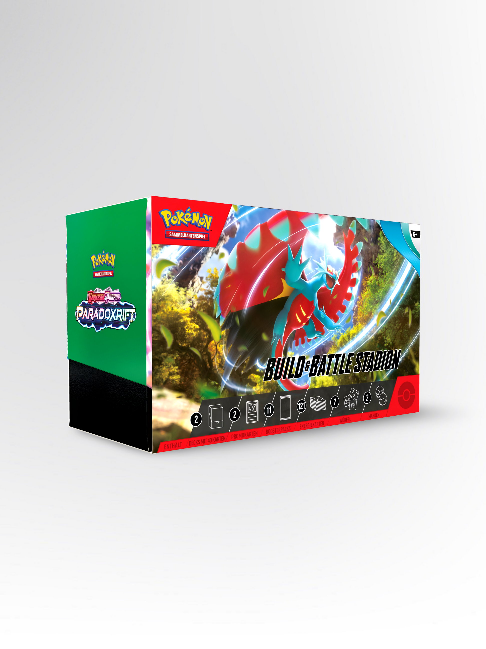 Pokémon Paradox Rift Build & Battle Stadion Box – Deutsch