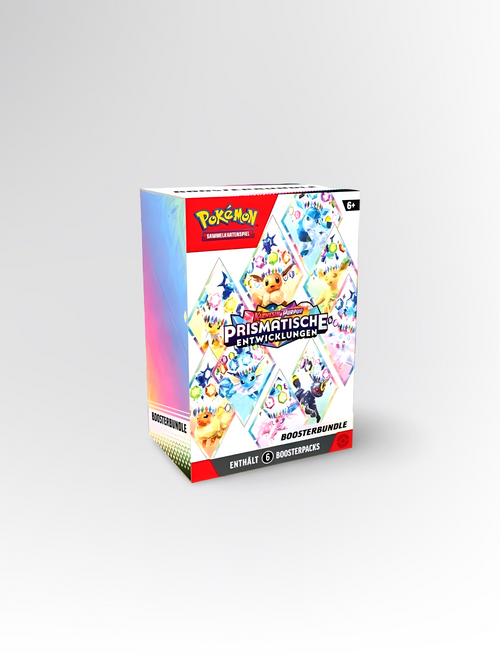 Pokémon Karmesin & Purpur Prismatische Entwicklungen Boosterbundle (6 Booster) – Deutsch - prückner.de