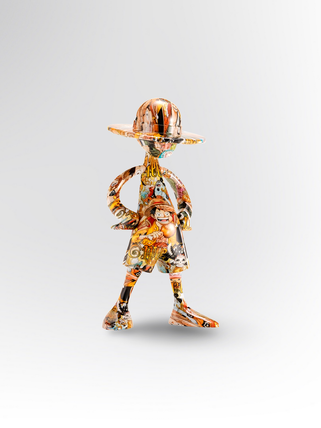 Pre-Order Vorbestellung One Piece 1000 Logs Anniversary Luffy's ArtCanvas Figur – 22cm