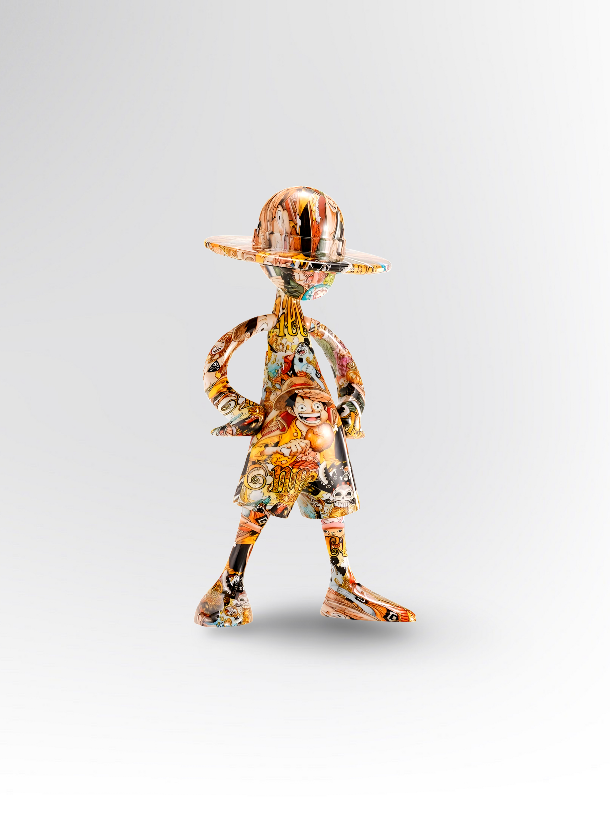 Pre-Order Vorbestellung One Piece 1000 Logs Anniversary Luffy's ArtCanvas Figur – 22cm