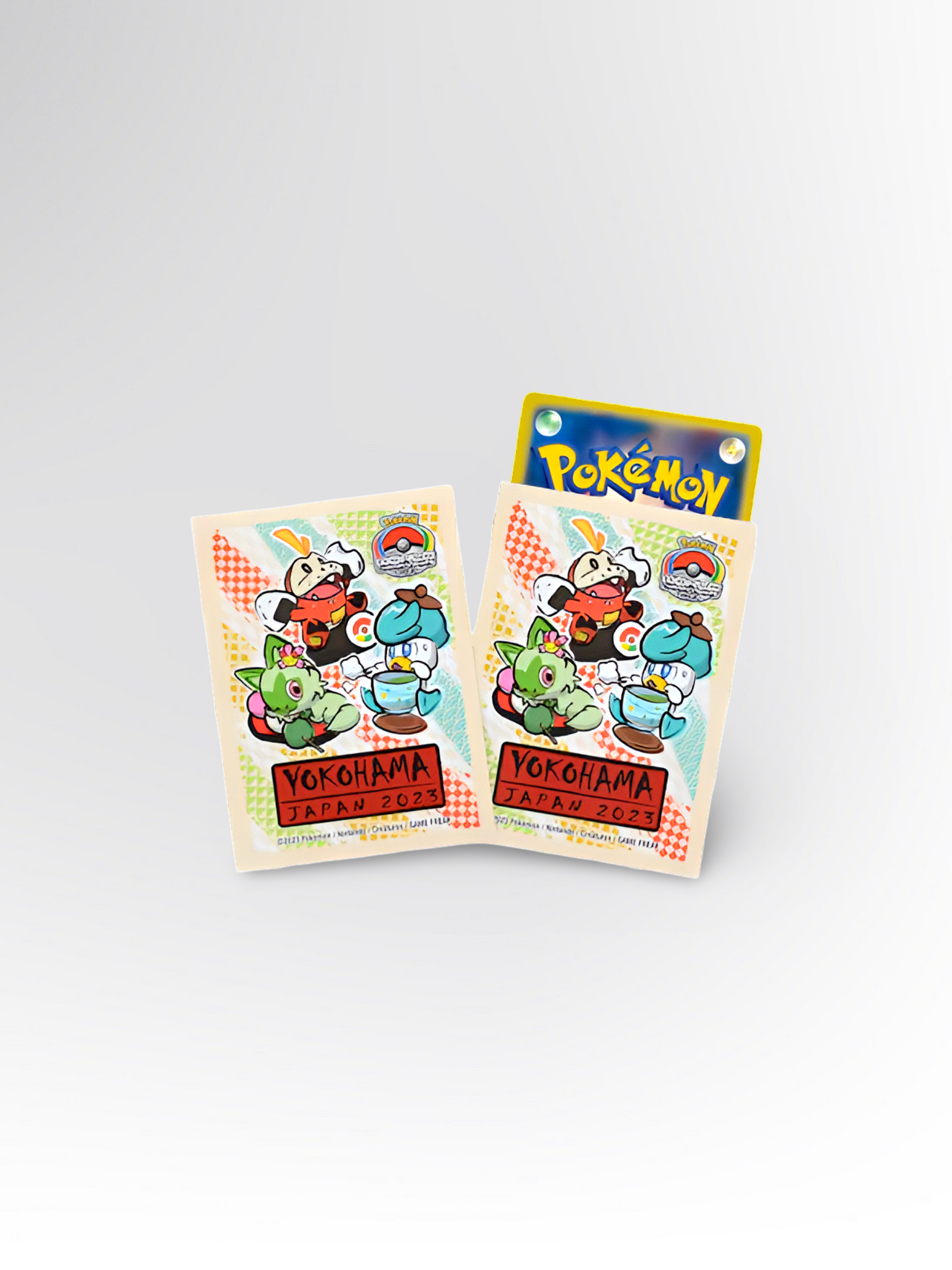 Pokémon Center World Championship Japan 2023 Yokohama Paldea Starter Sleeves (64 Hüllen)