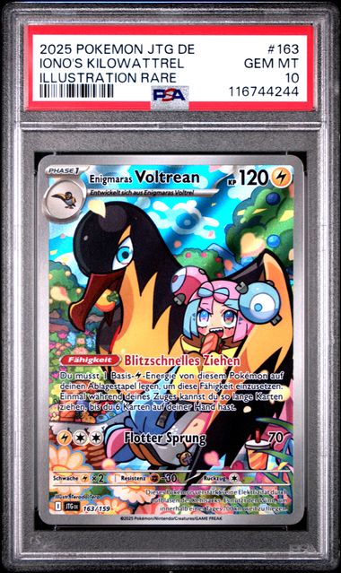 PSA 10 Enigmaras Voltrean (JTG 163) Reisegefährten – Deutsch (Mint)