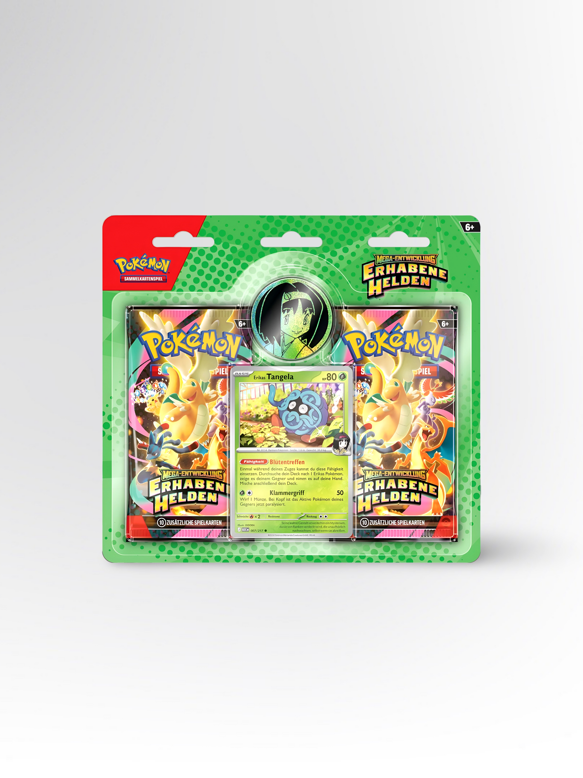 Pokémon Erhabene Helden: Erikas Tangela 2-Pack Blister – Deutsch - prückner.de