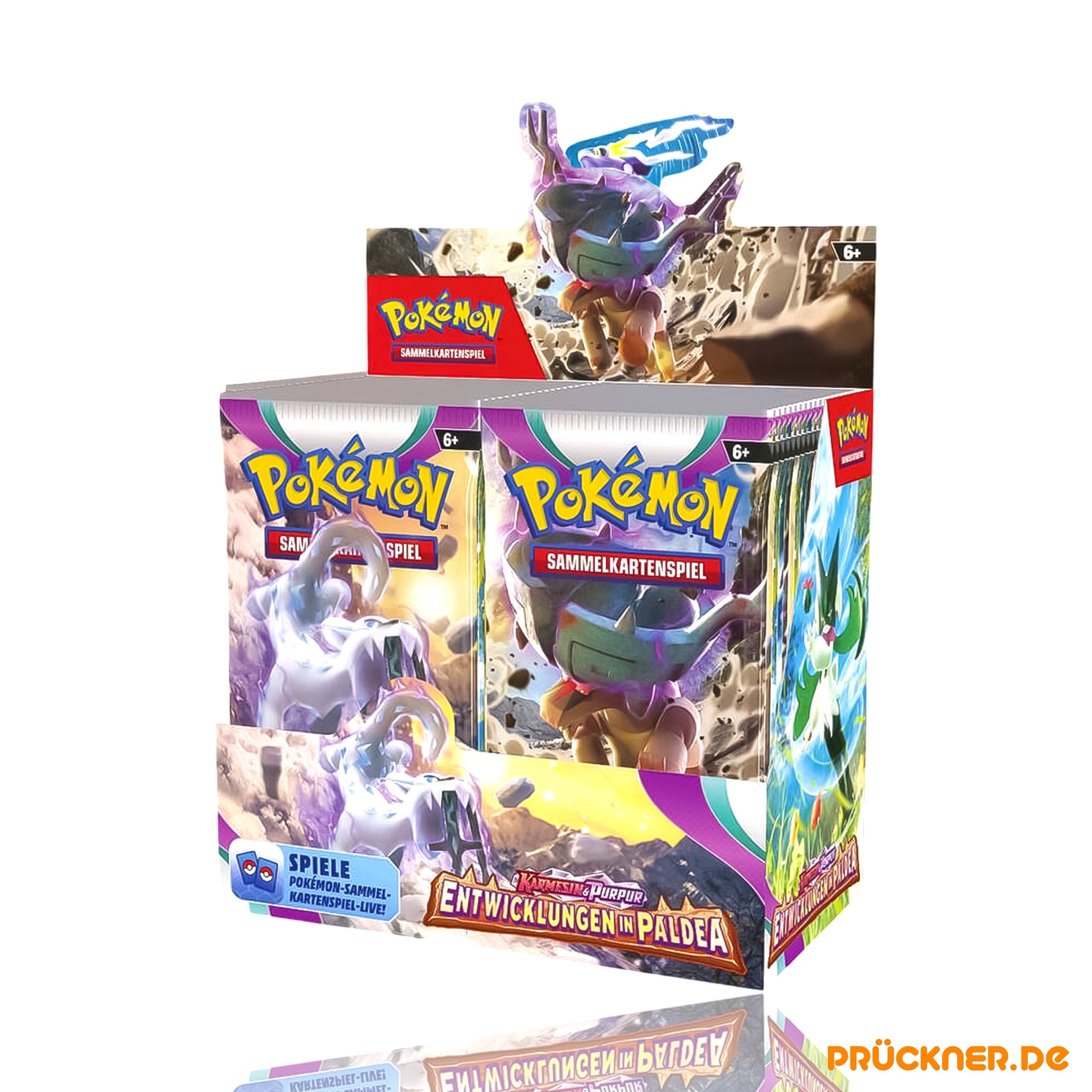 Pokémon Karmesin & Purpur Entwicklungen in Paldea Display (36 Booster) #DE