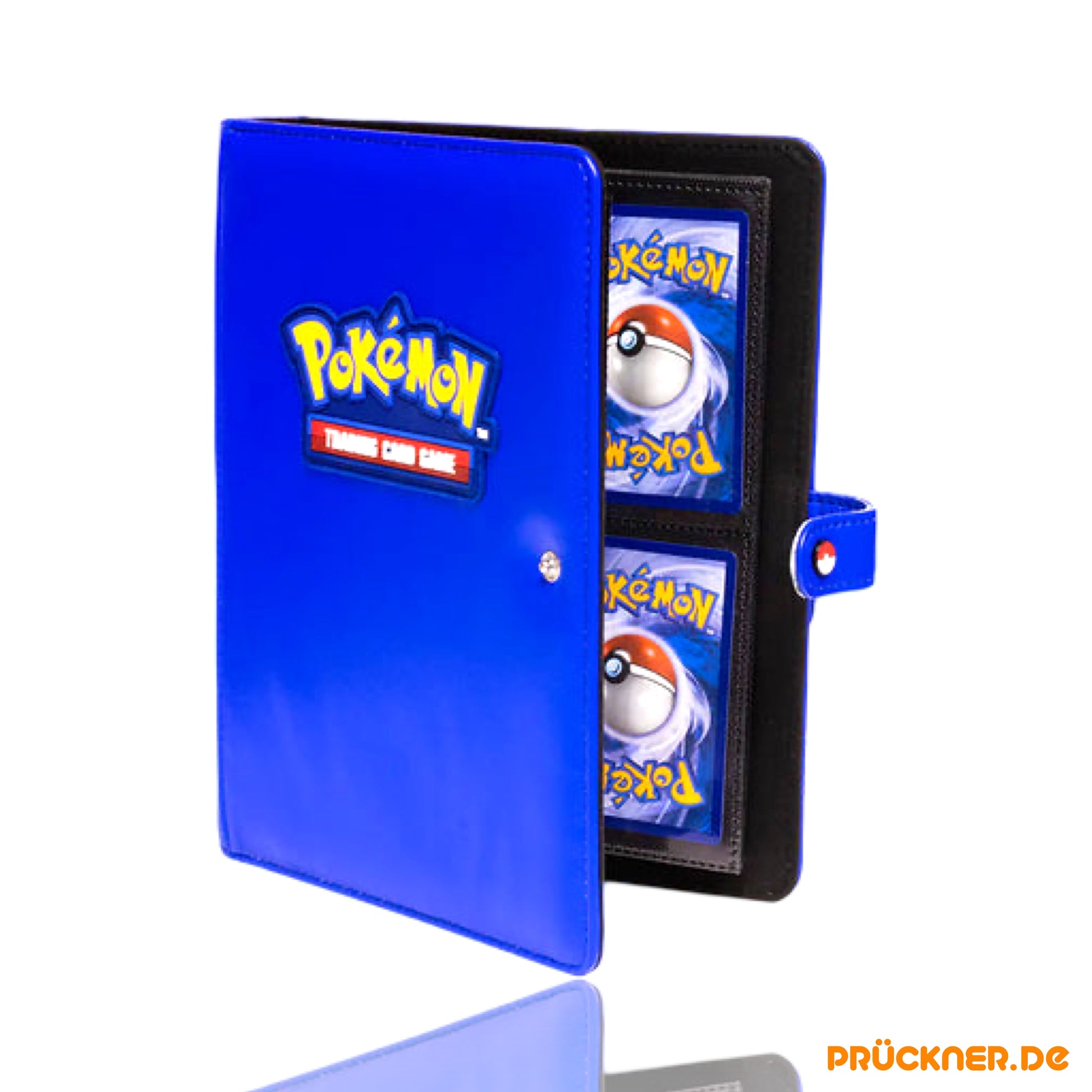 Ultra PRO Pokémon Premium 4-Pocket Snap Binder Ordner Blau (20 Seiten) - prückner.de