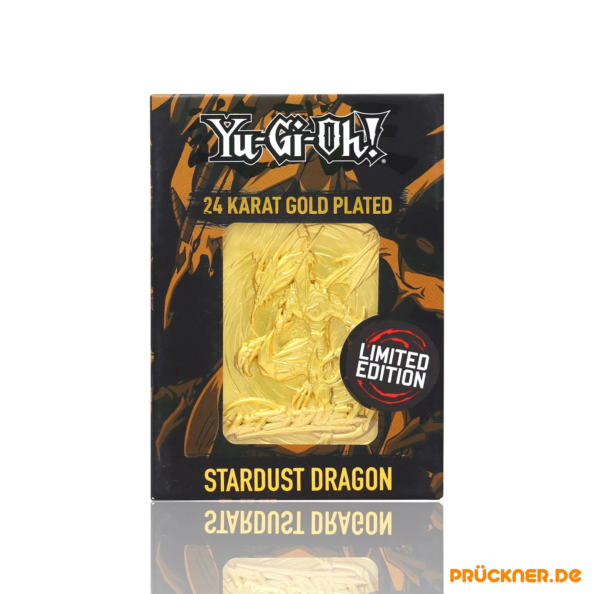 Yu-Gi-Oh! Replik Metal Karte Stardust Dragon (vergoldet)