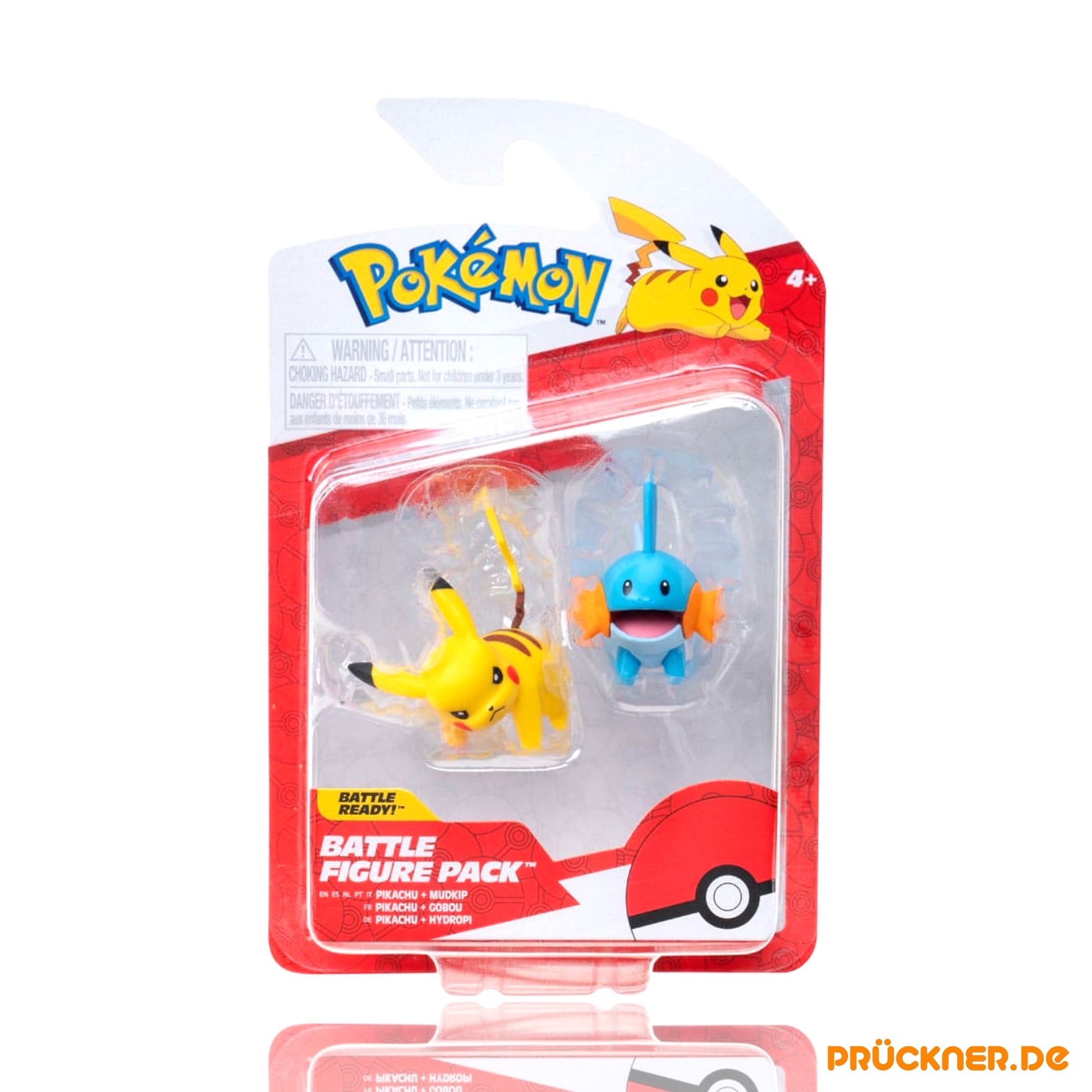 Pokémon First Partner Battle Figure Figuren 2er-Pack Hydropi & Pikachu #4