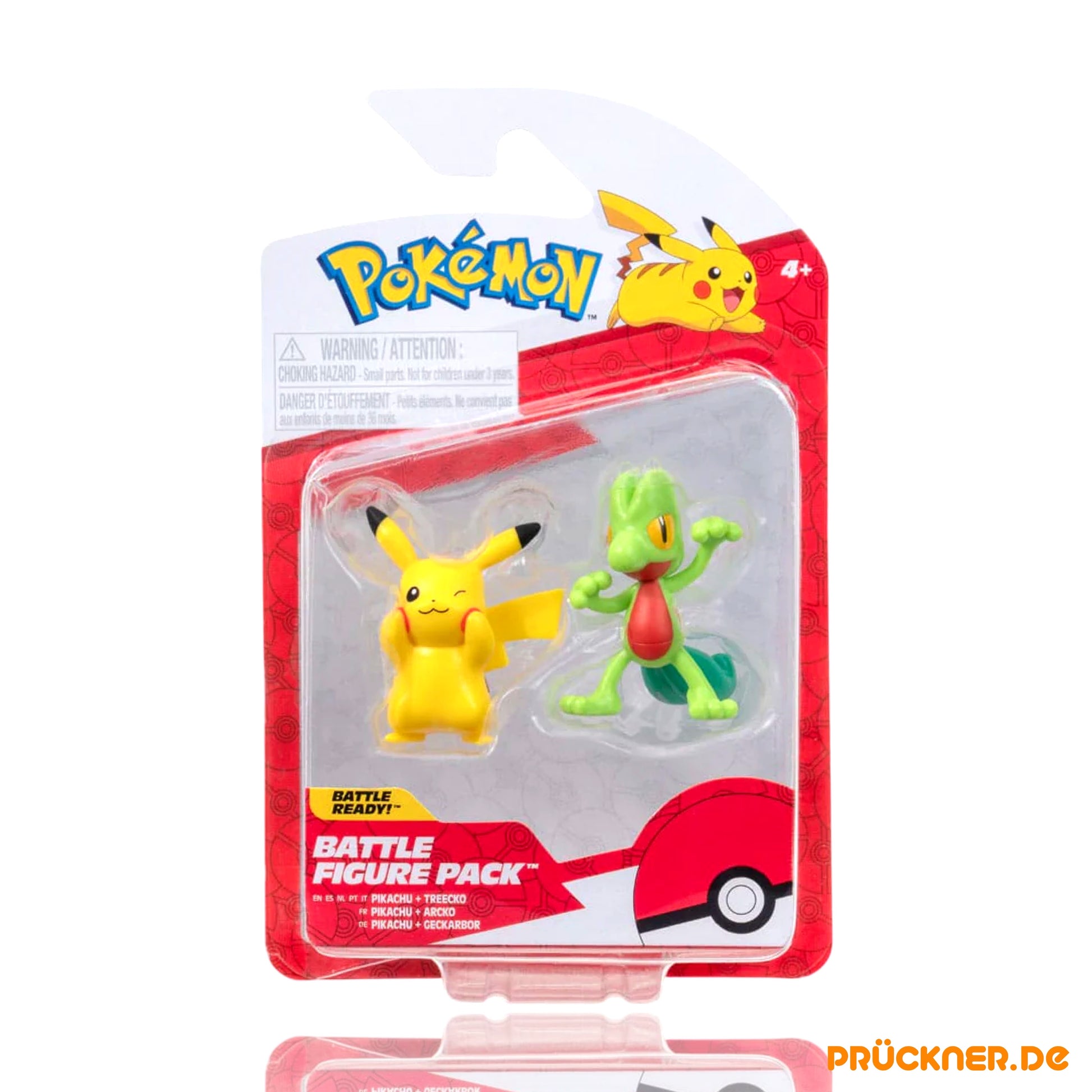 Pokémon First Partner Battle Figure Figuren 2er-Pack Geckarbor & Pikachu #8