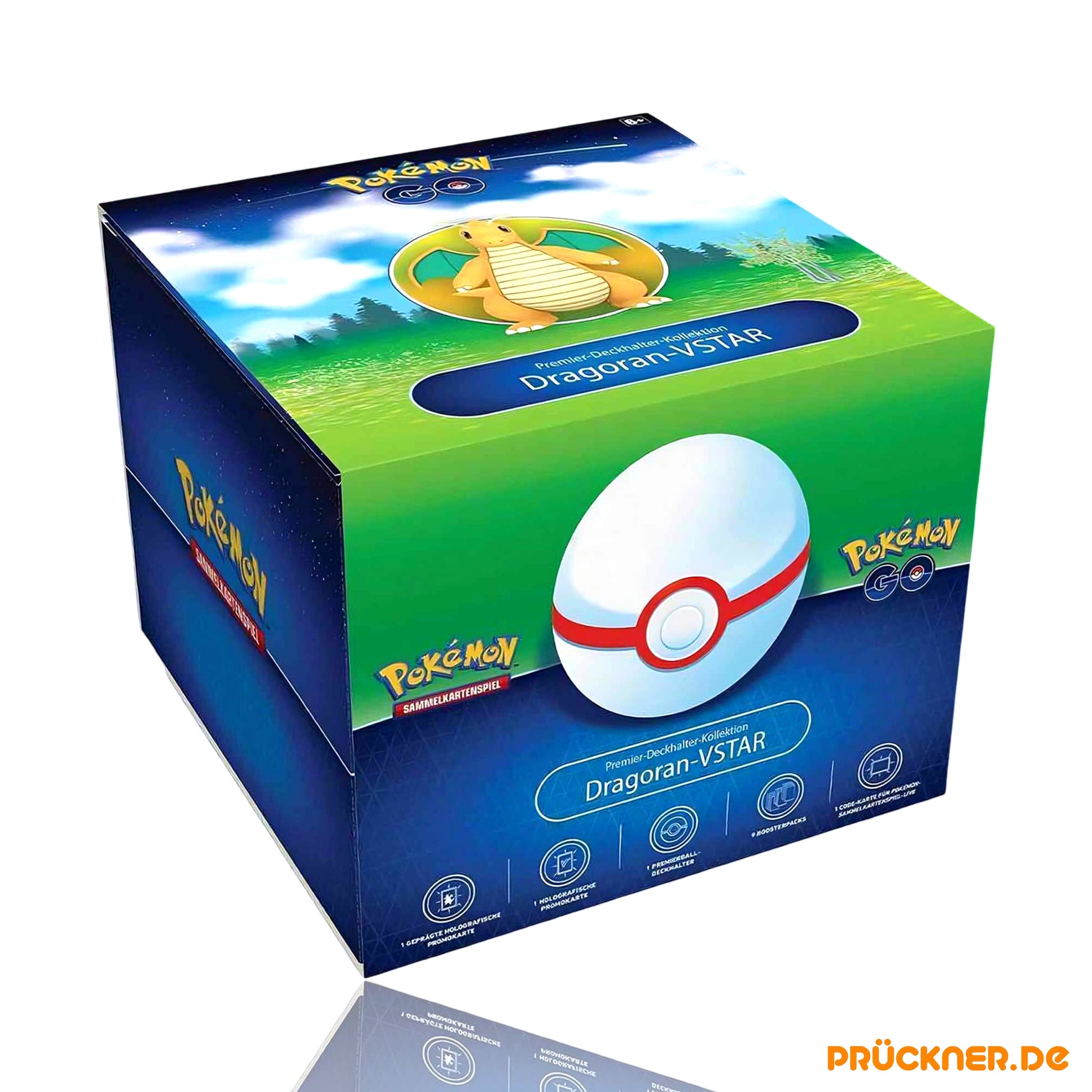 Pokémon Go Dragoran Vstar Premier Deckhalter Kollektion #DE