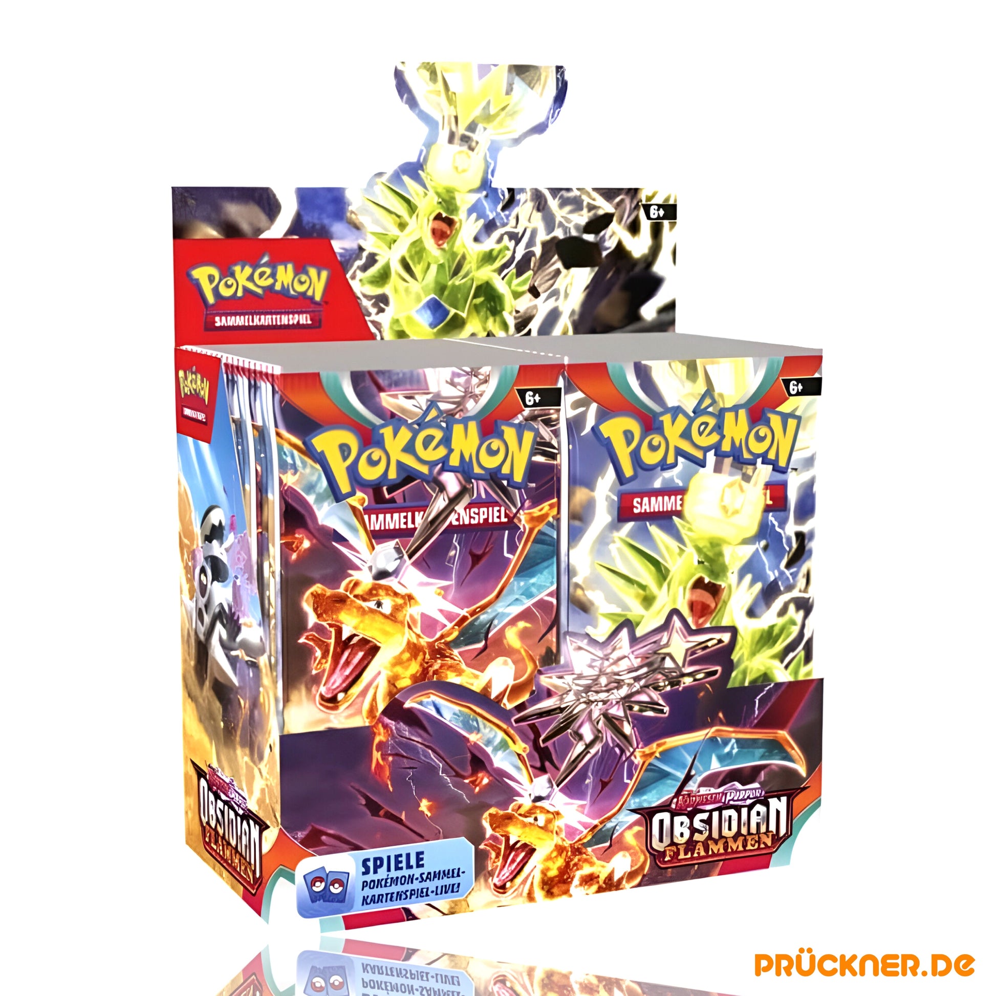 Pokémon Karmesin & Purpur Obsidian Flammen Display (36 Booster) #DE