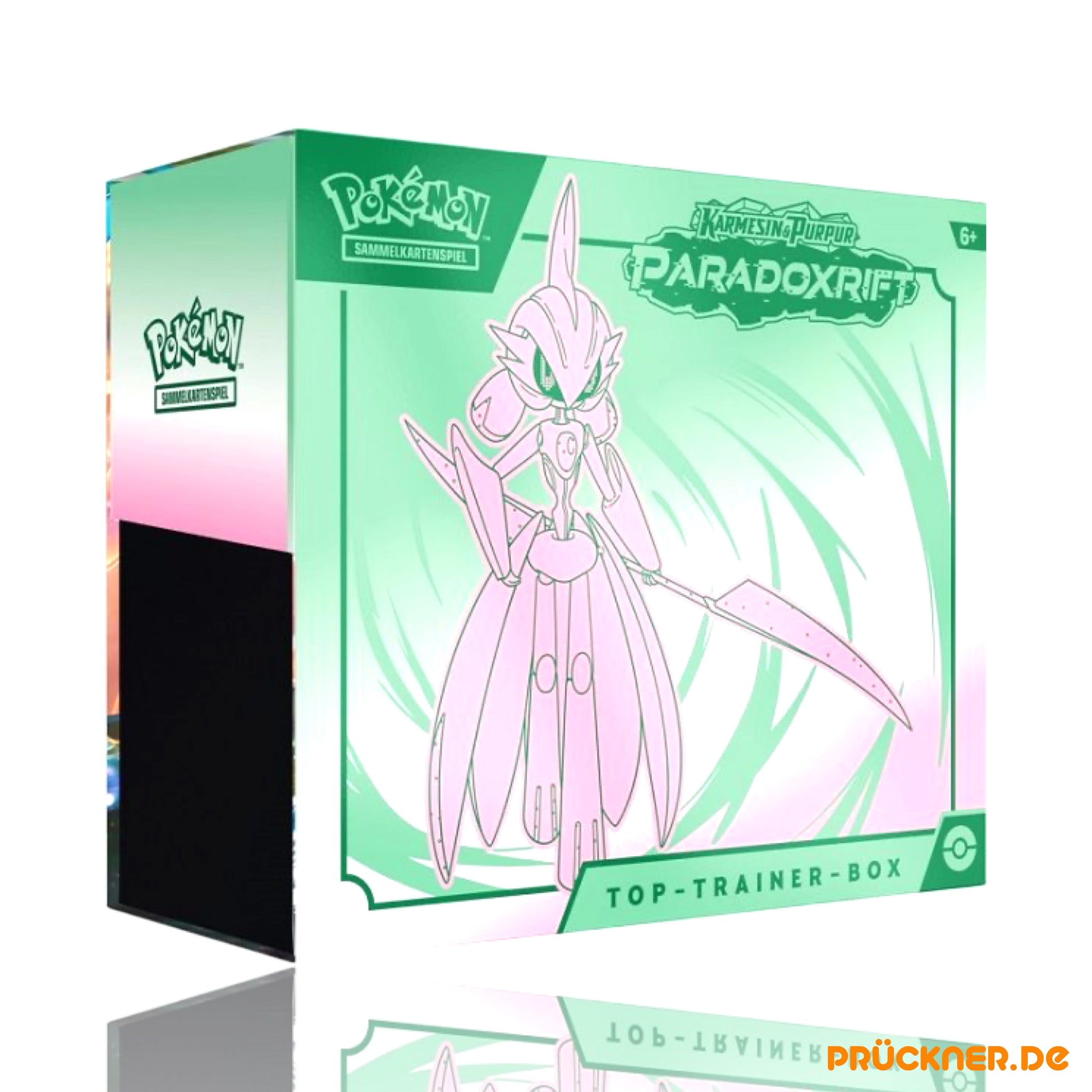 Pokémon Karmesin & Purpur Paradoxrift  Top-Trainer-Box (Eisenkrieger) #DE