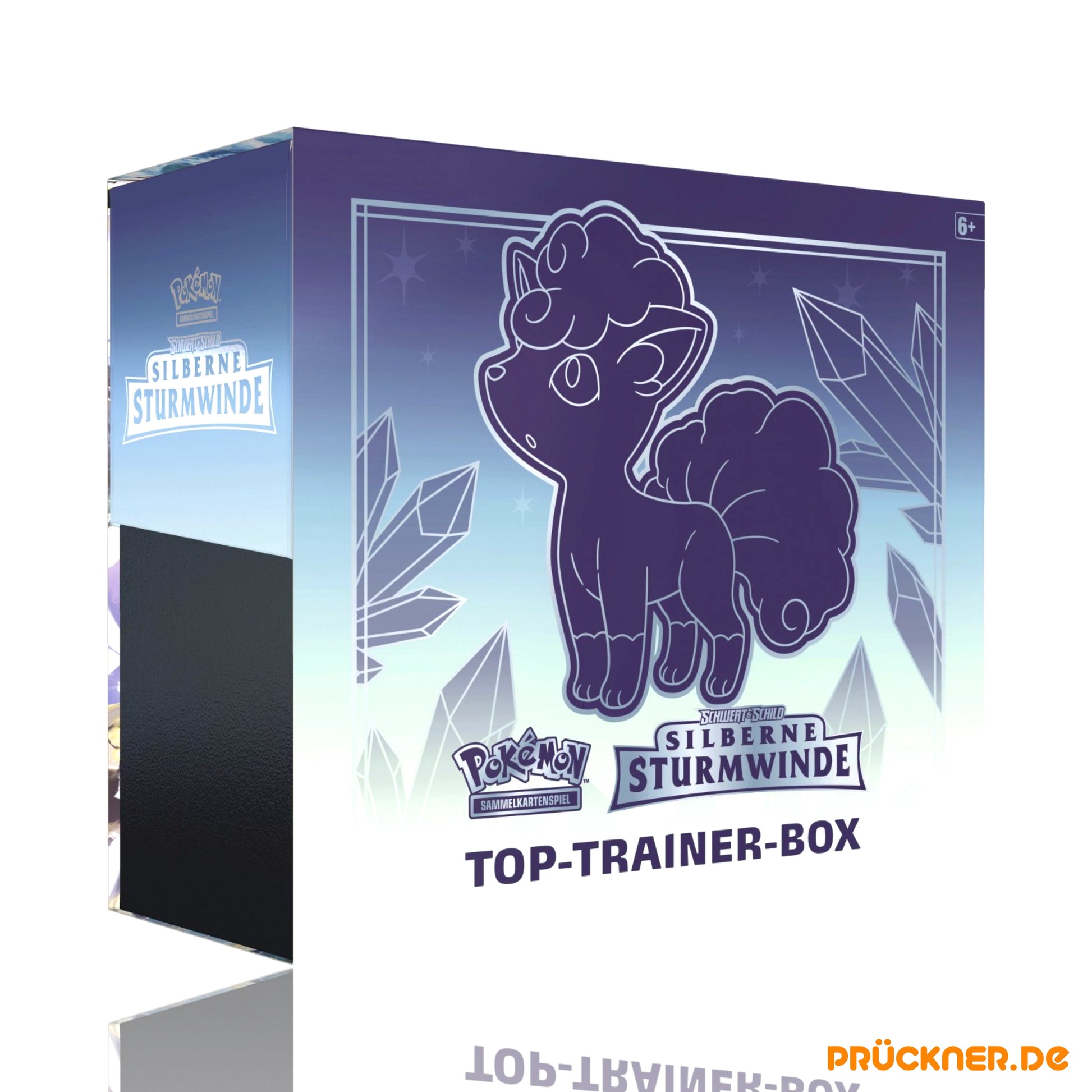 Pokémon Schwert & Schild Silberne Sturmwinde Top-Trainer-Box #DE