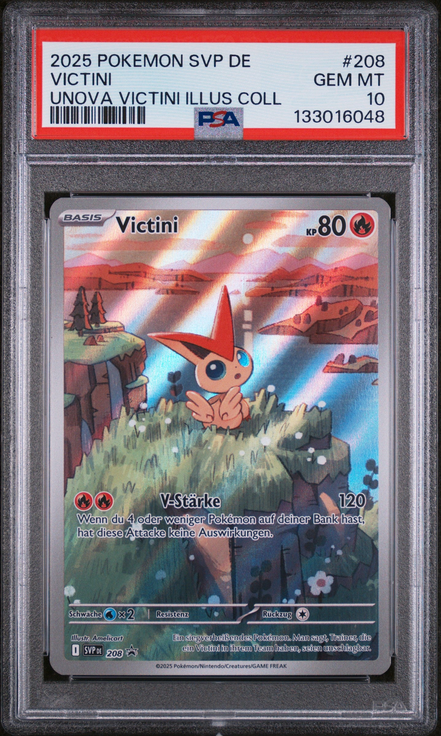 [PSA 10] Victini (SVP 208) SV Black Star Promos – Deutsch (Mint) - prückner.de