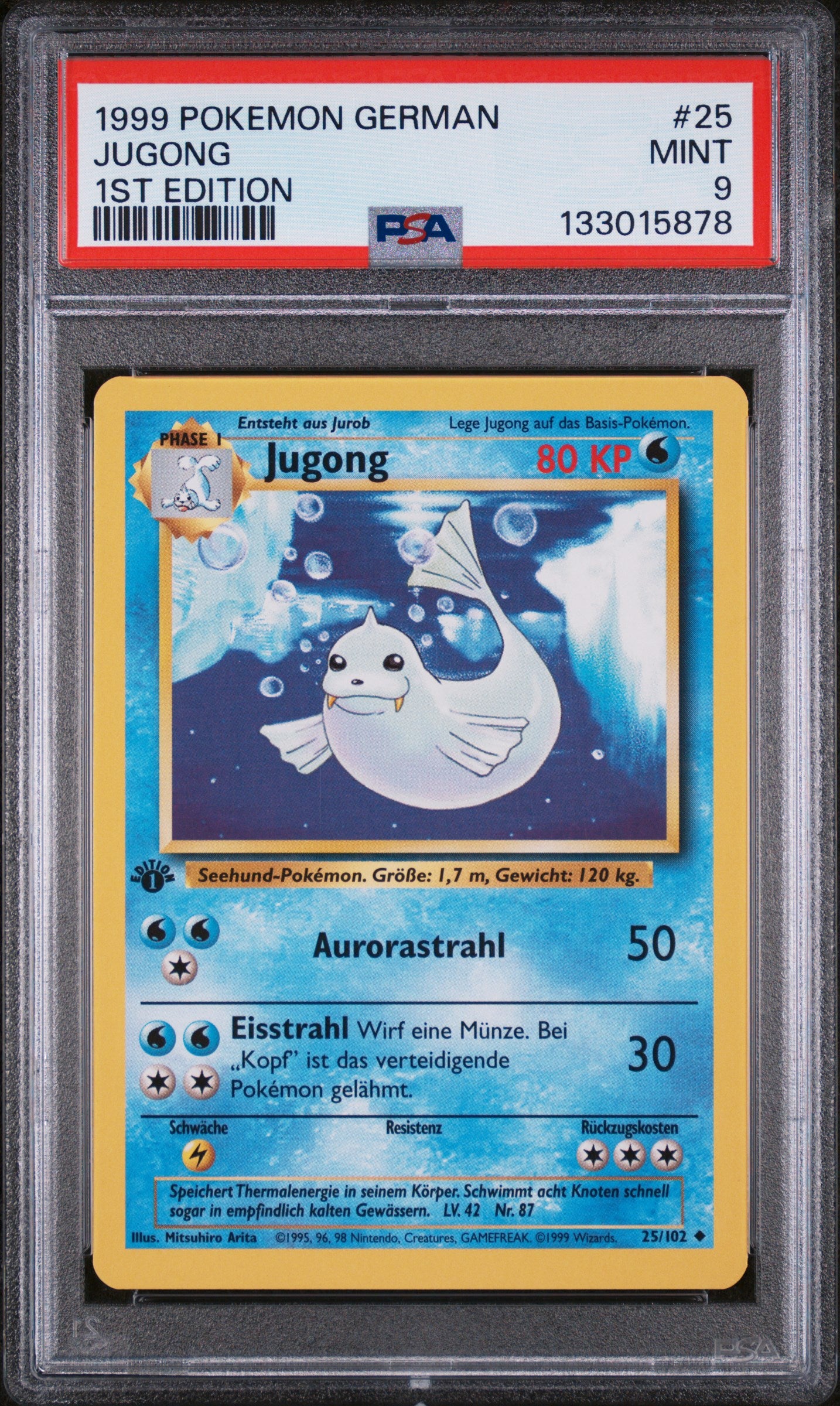 [PSA 9] Jugong 1. Edition (BS 25) Basis – Deutsch (Mint)