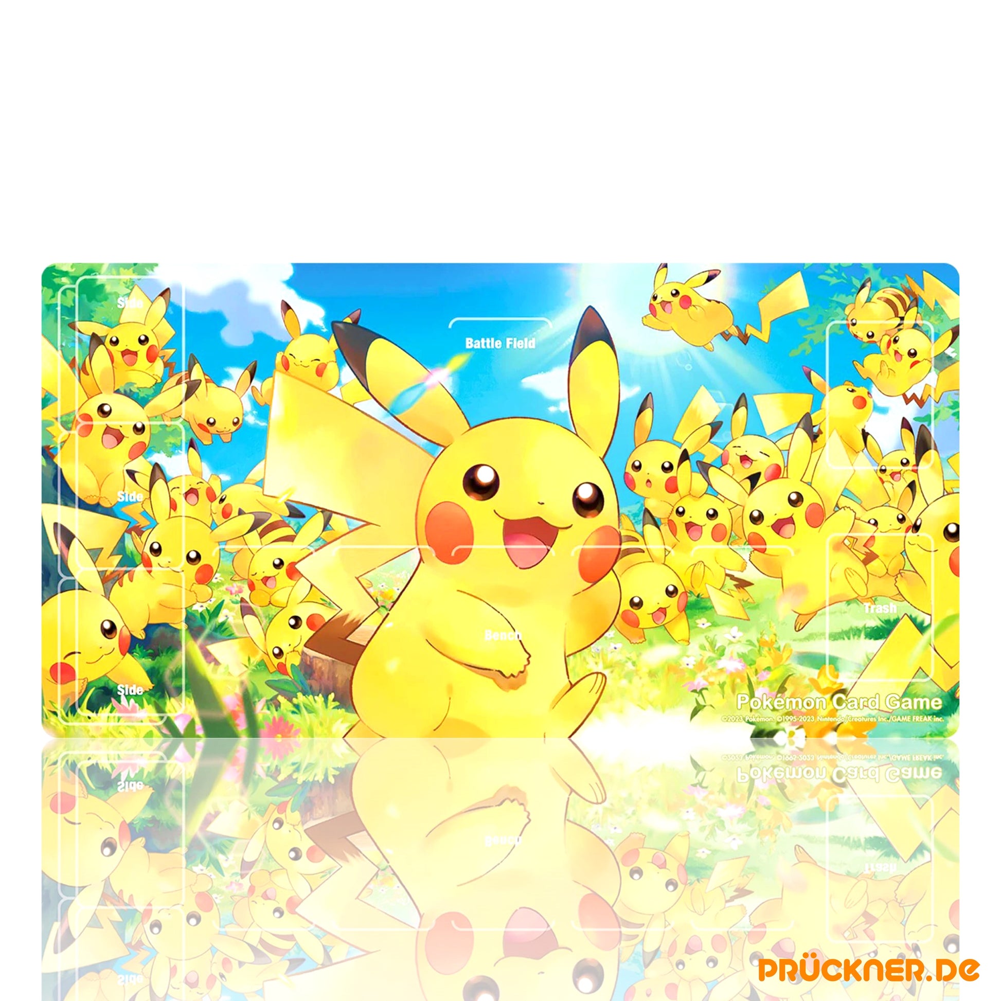 Pokémon Center Spielmatte Pikachu Große Sammlung (58x30cm)