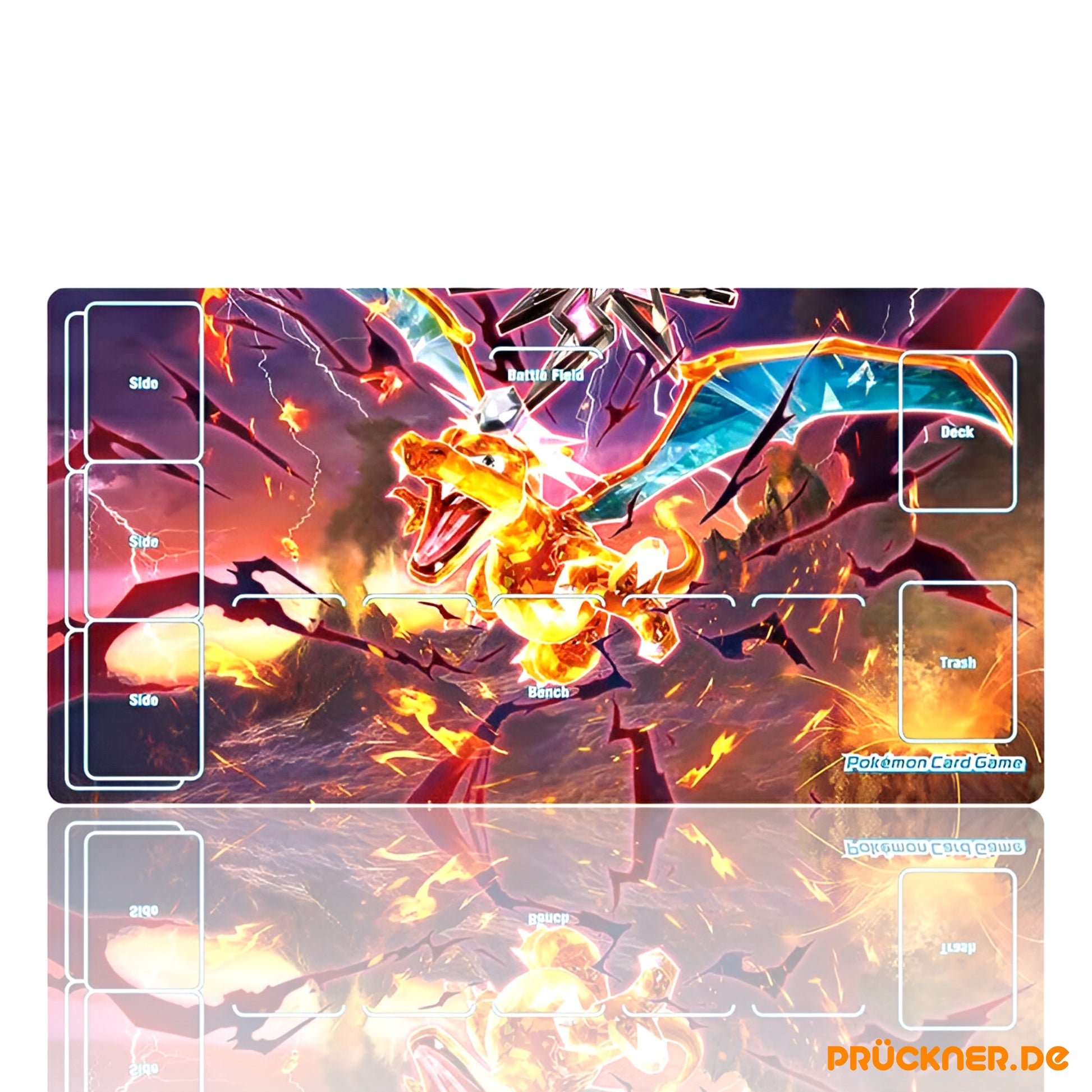 Pokémon Center Spielmatte Glurak Terakristall (58x30cm)