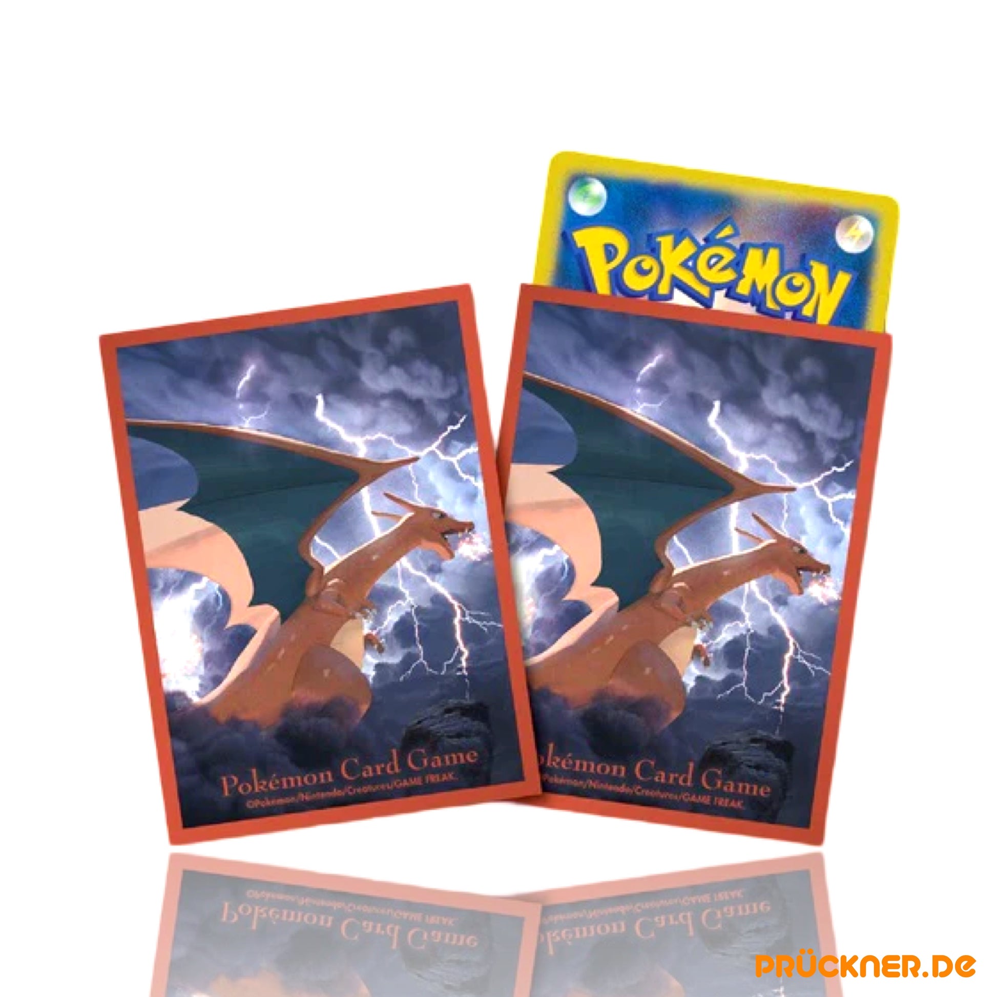 Pokémon Center Flying Charizard Glurak Sleeves (64 Hüllen)