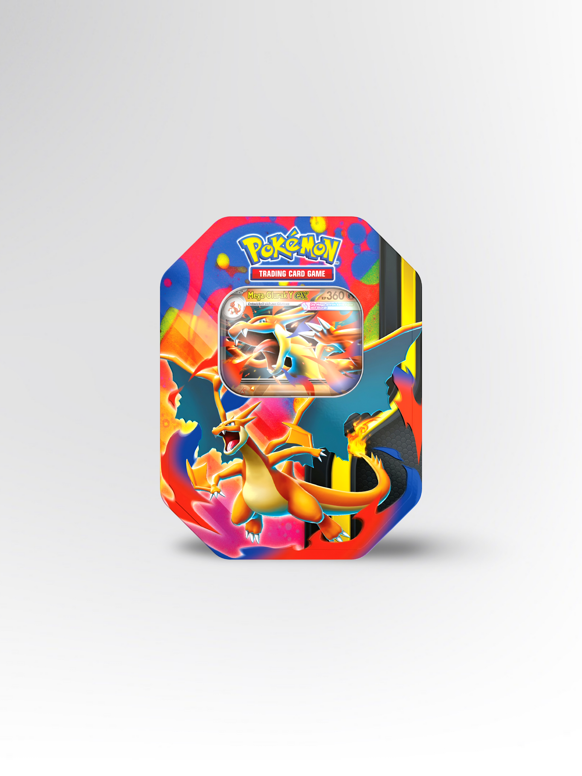 Pokémon Mega Glurak Y ex Tin-Box – Deutsch - prückner.de