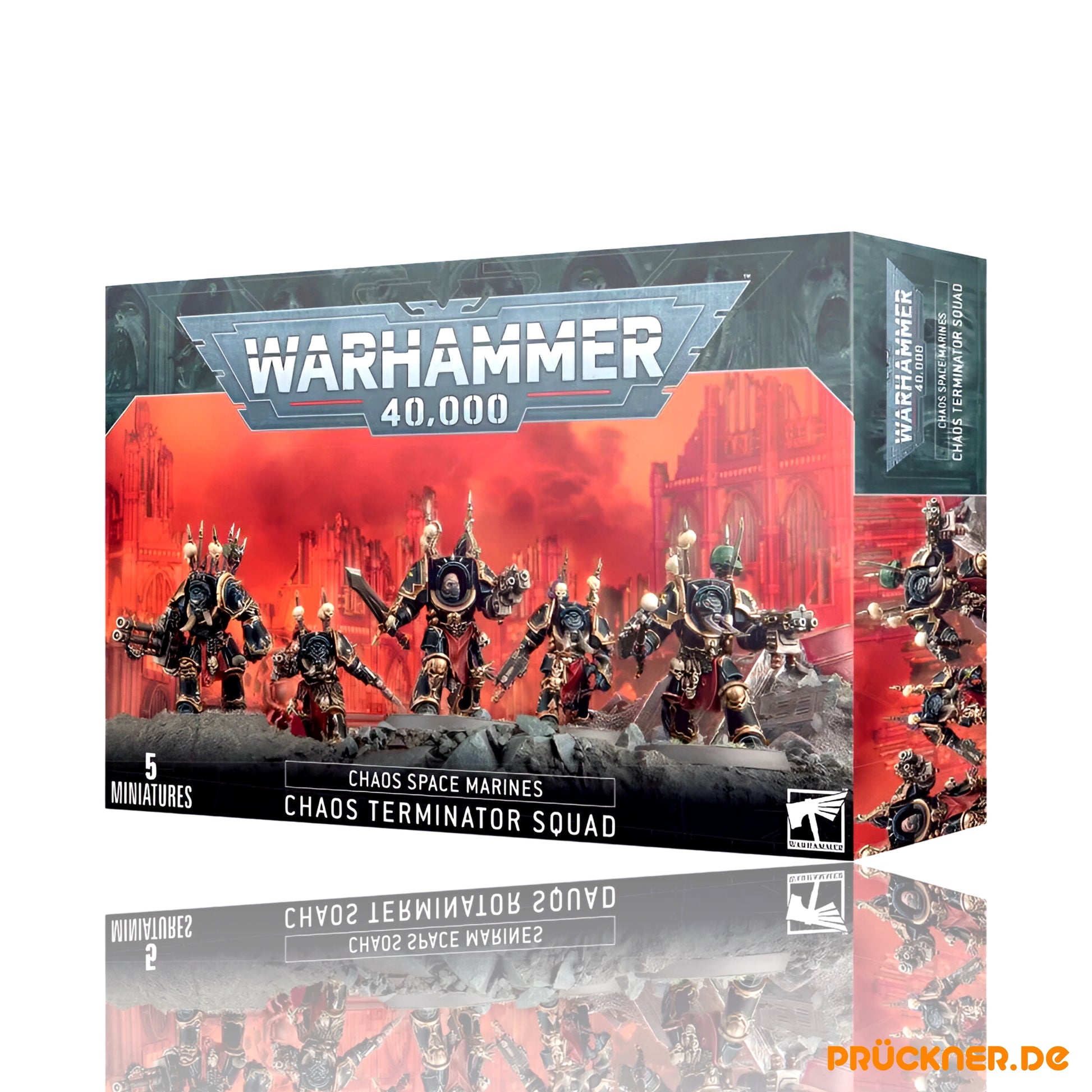 Games Workshop Warhammer 40.000 Chaos Space Marines: Chaos Terminator Squad