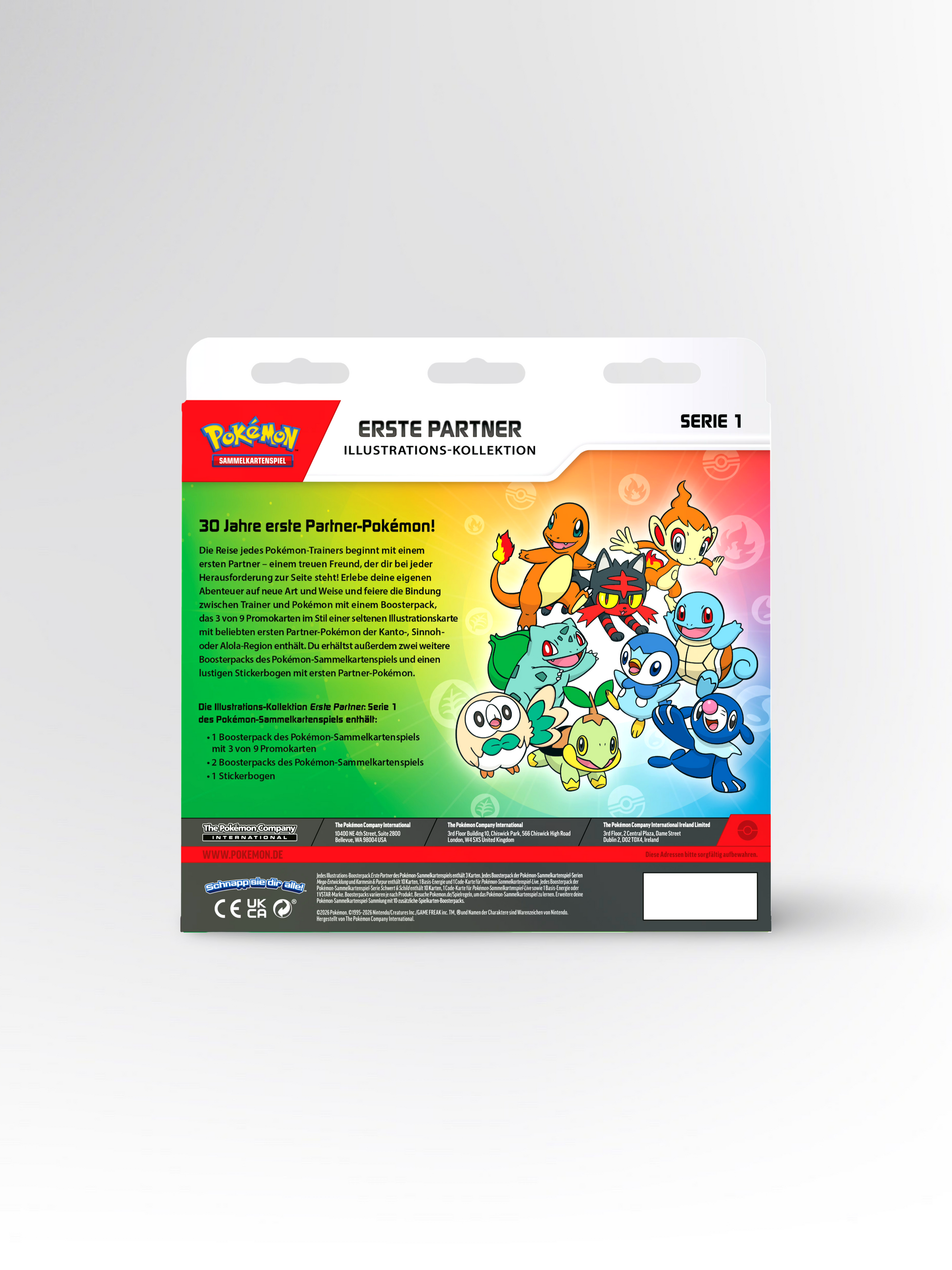 Pokémon Erhabene Helden: Erste Partner Illustrations-Kollektion Serie 1 – Deutsch - prückner.de