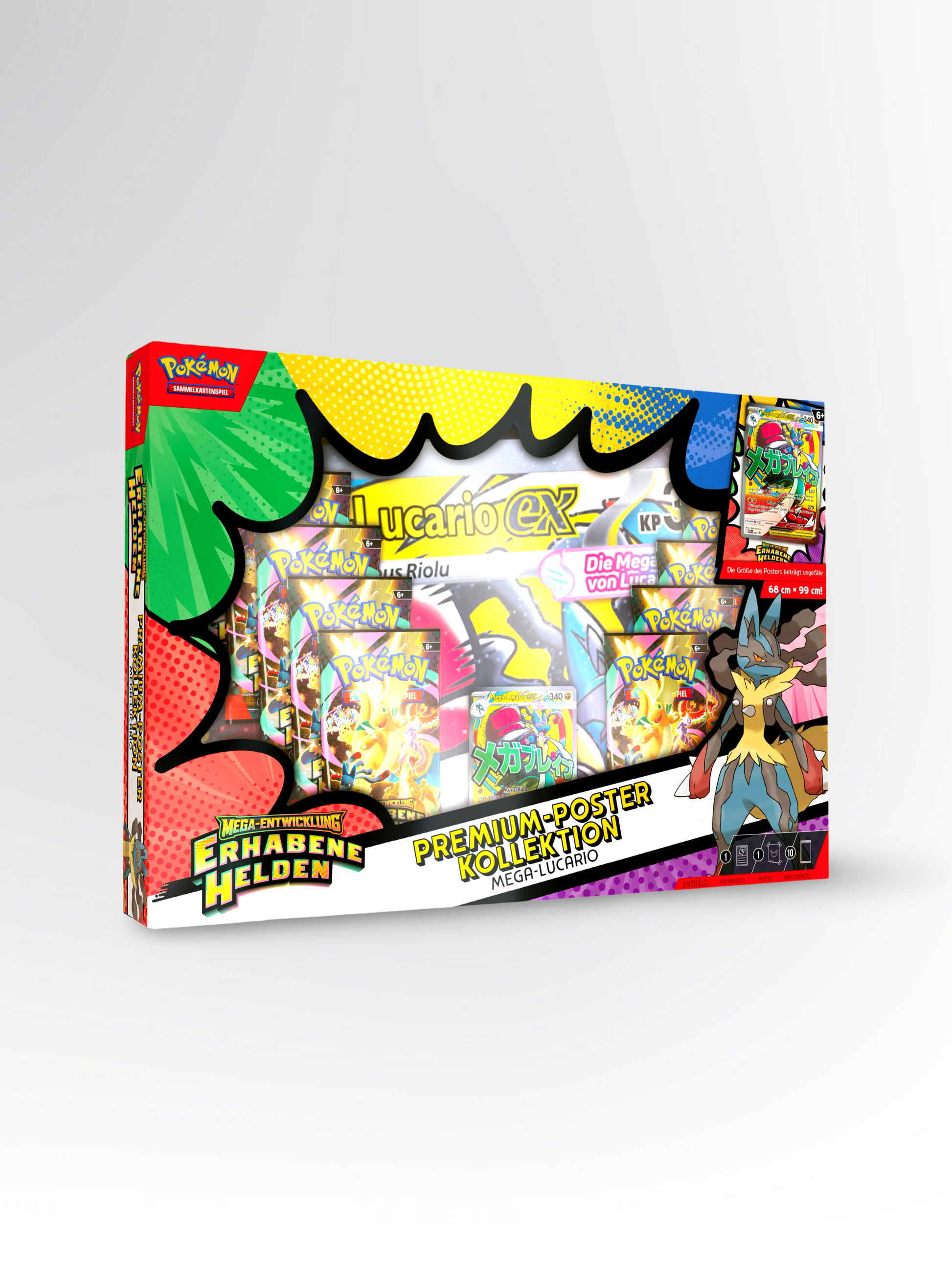 Pokémon Erhabene Helden: Mega Lucario Premium-Poster Kollektion – Deutsch - prückner.de