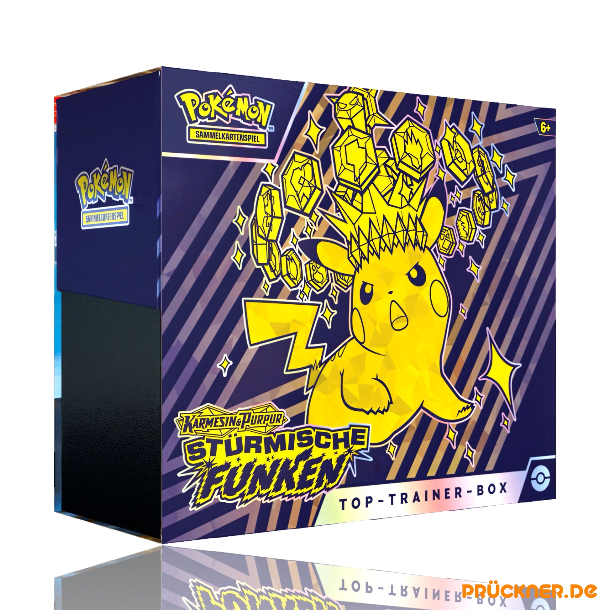 Pokémon Karmesin & Purpur Stürmische Funken Top-Trainer-Box #DE