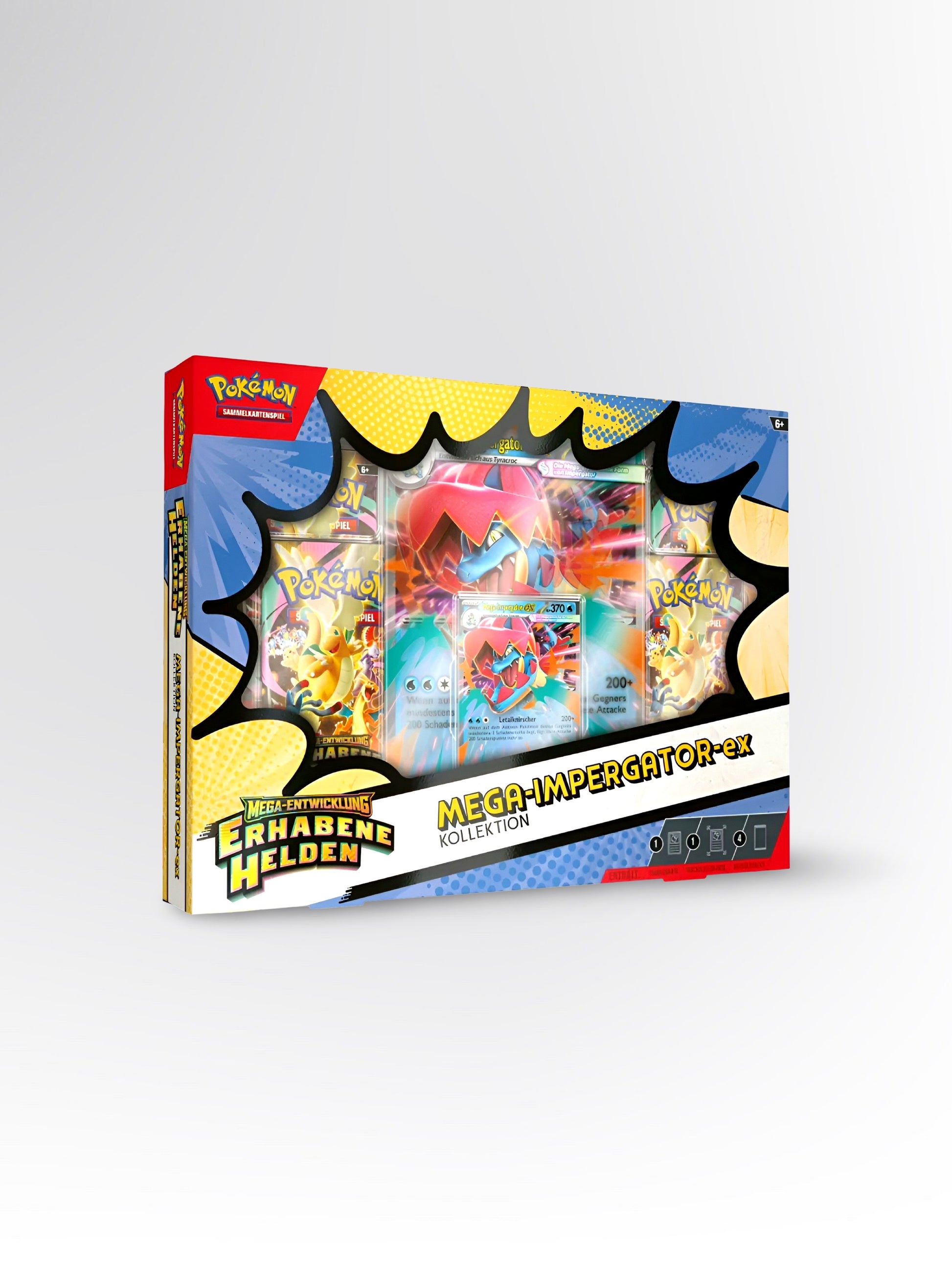 Pokémon Erhabene Helden: Mega Impergator ex Kollektion – Deutsch - prückner.de