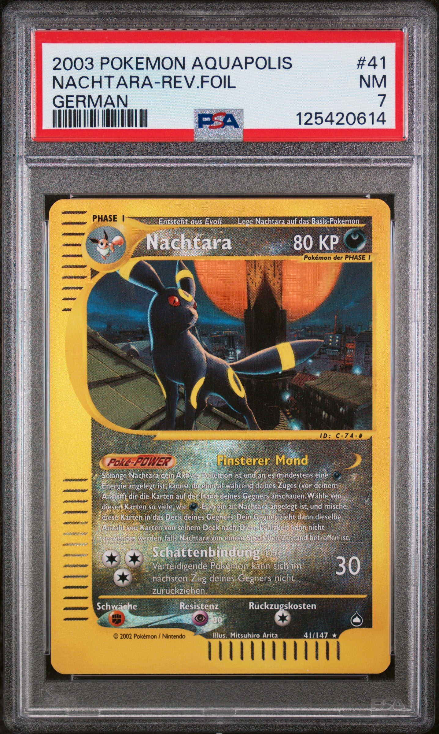 [PSA 7] Nachtara (AQ 41) Aquapolis – Deutsch