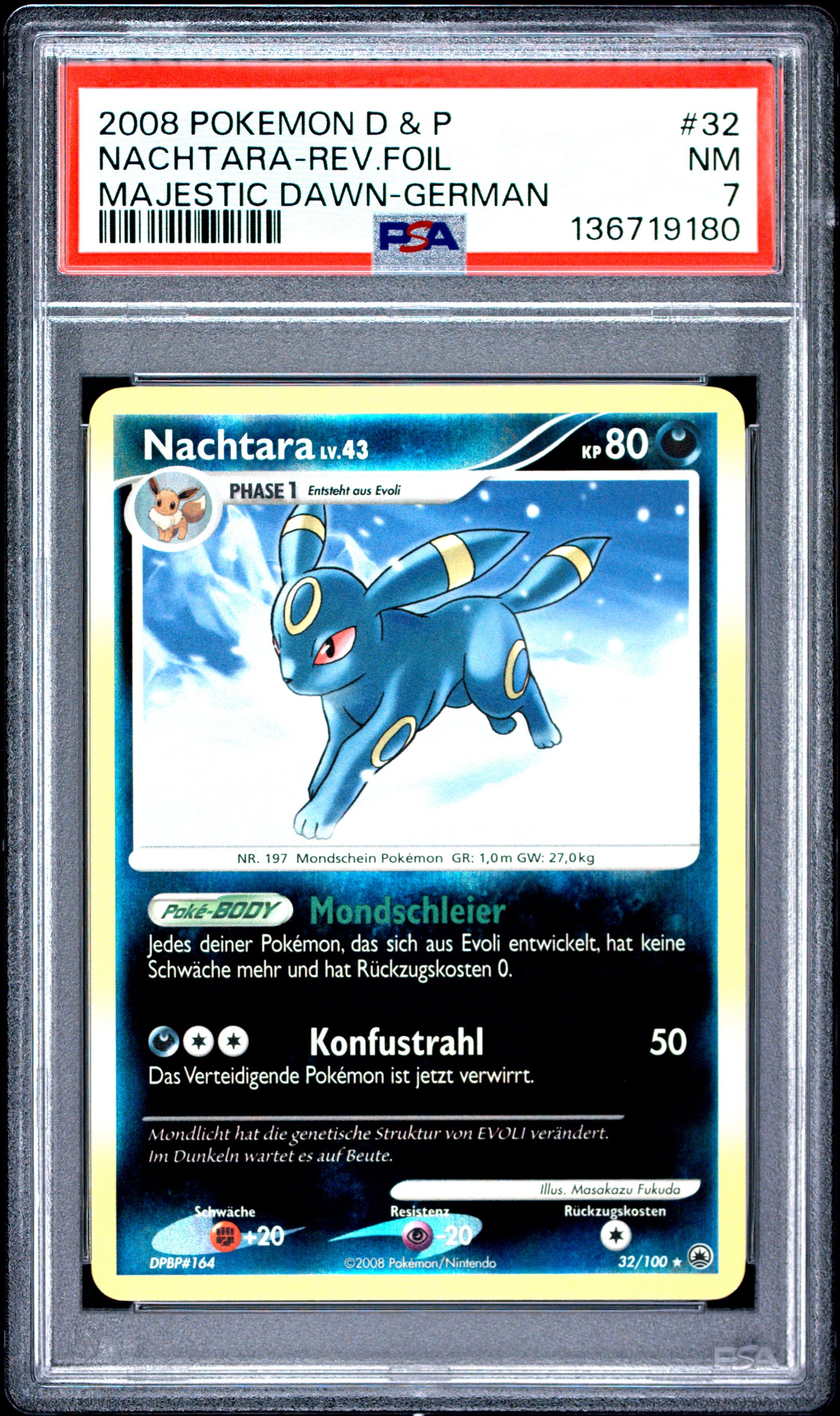 [PSA 7] Nachtara Lv.43 (MD 32) Majestätischer Morgen – Deutsch