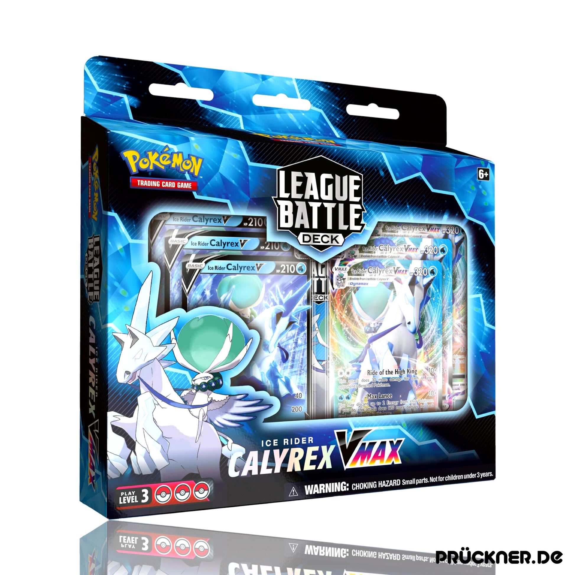 Pokémon Ice Rider Calyrex VMAX League Battle Deck #EN