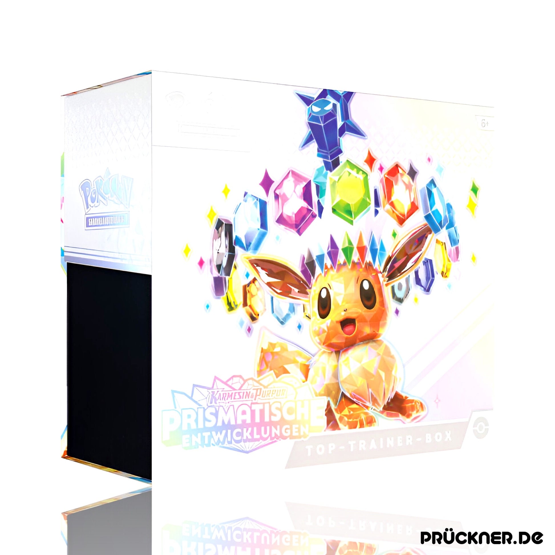 Pokémon Karmesin & Purpur Prismatische Entwicklungen Top-Trainer-Box #DE - prückner.de