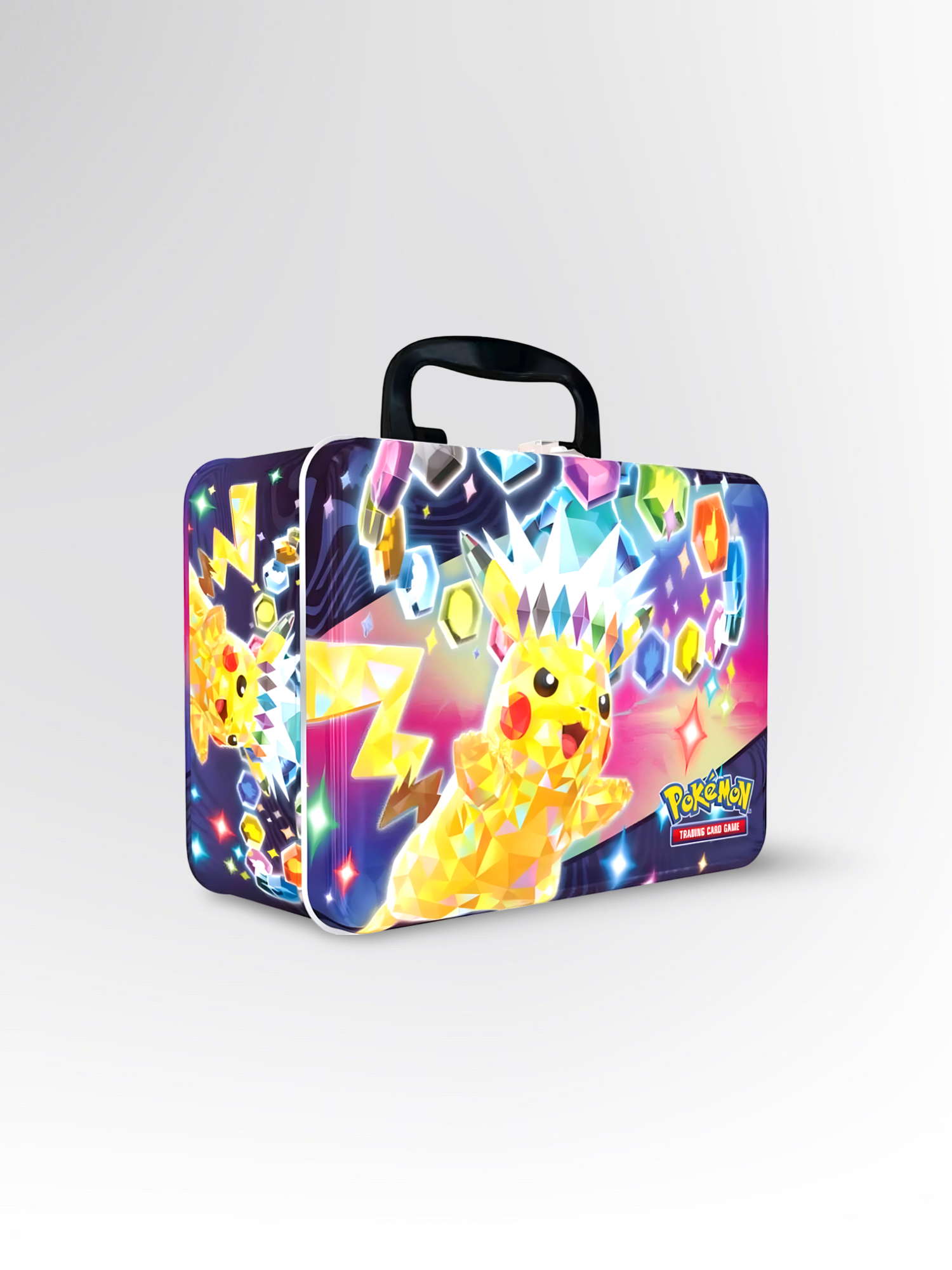 Pokémon Stürmische Funken Sammelkoffer (6 Booster + 3 Holokarten) #DE