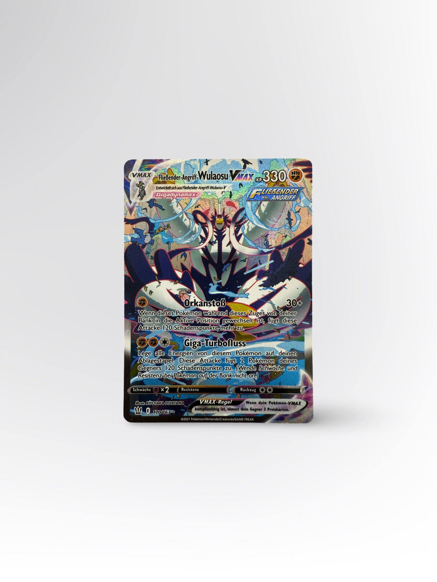 Pokémon Fließender-Angriff-Wulaosu VMAX (BST 170) – Excellent #DE