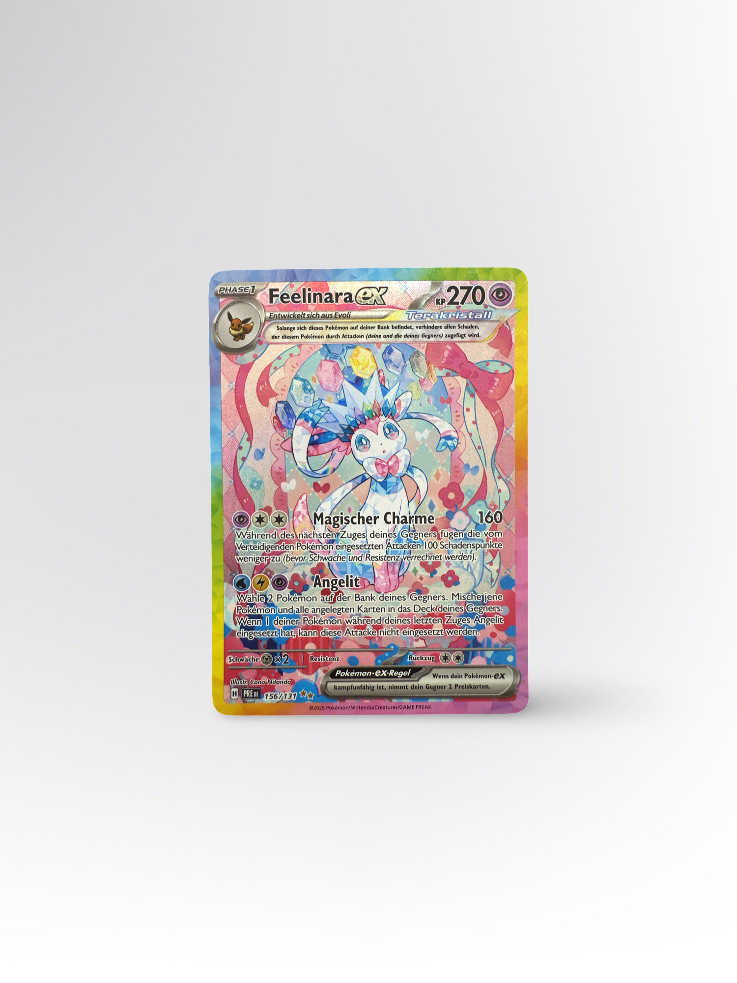 Pokémon Feelinara ex (PRE 156) – Excellent #DE